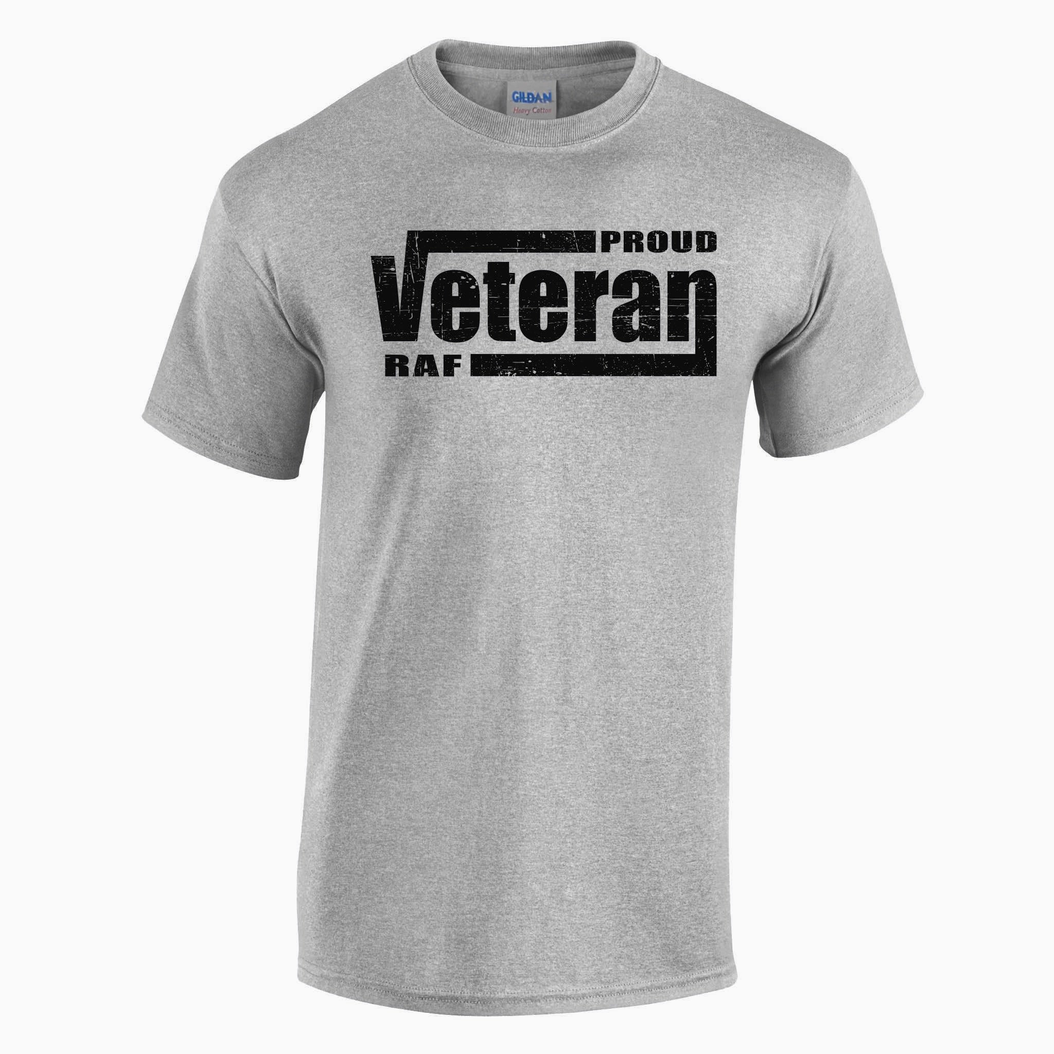 Proud RAF Veteran Printed T-Shirt - Image 11