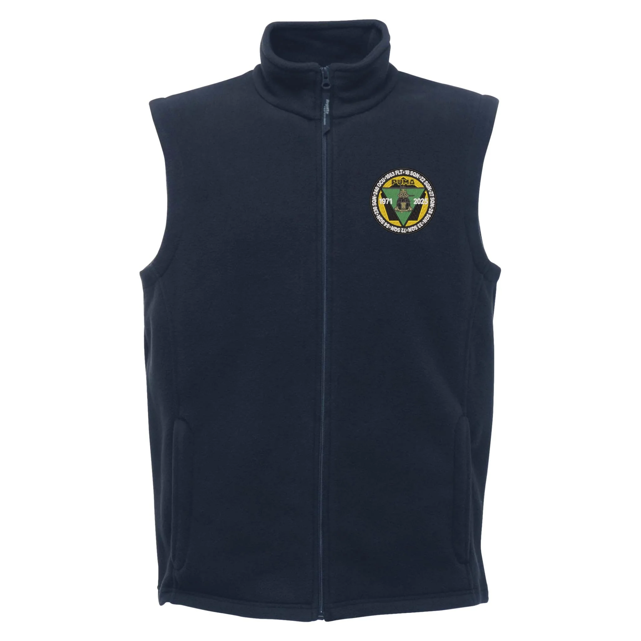 Puma Helicopter 1971-2025 Fleece Bodywarmer
