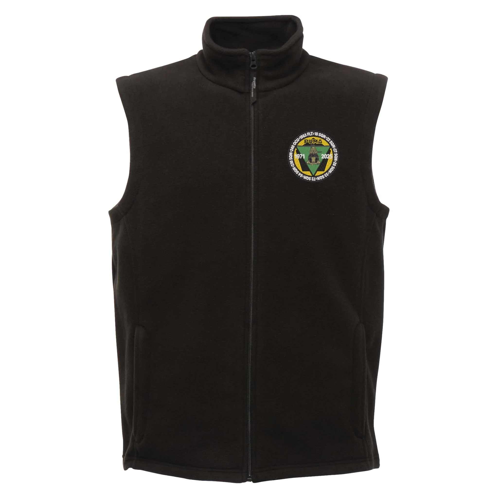 Puma Helicopter 1971-2025 Fleece Bodywarmer - Image 3