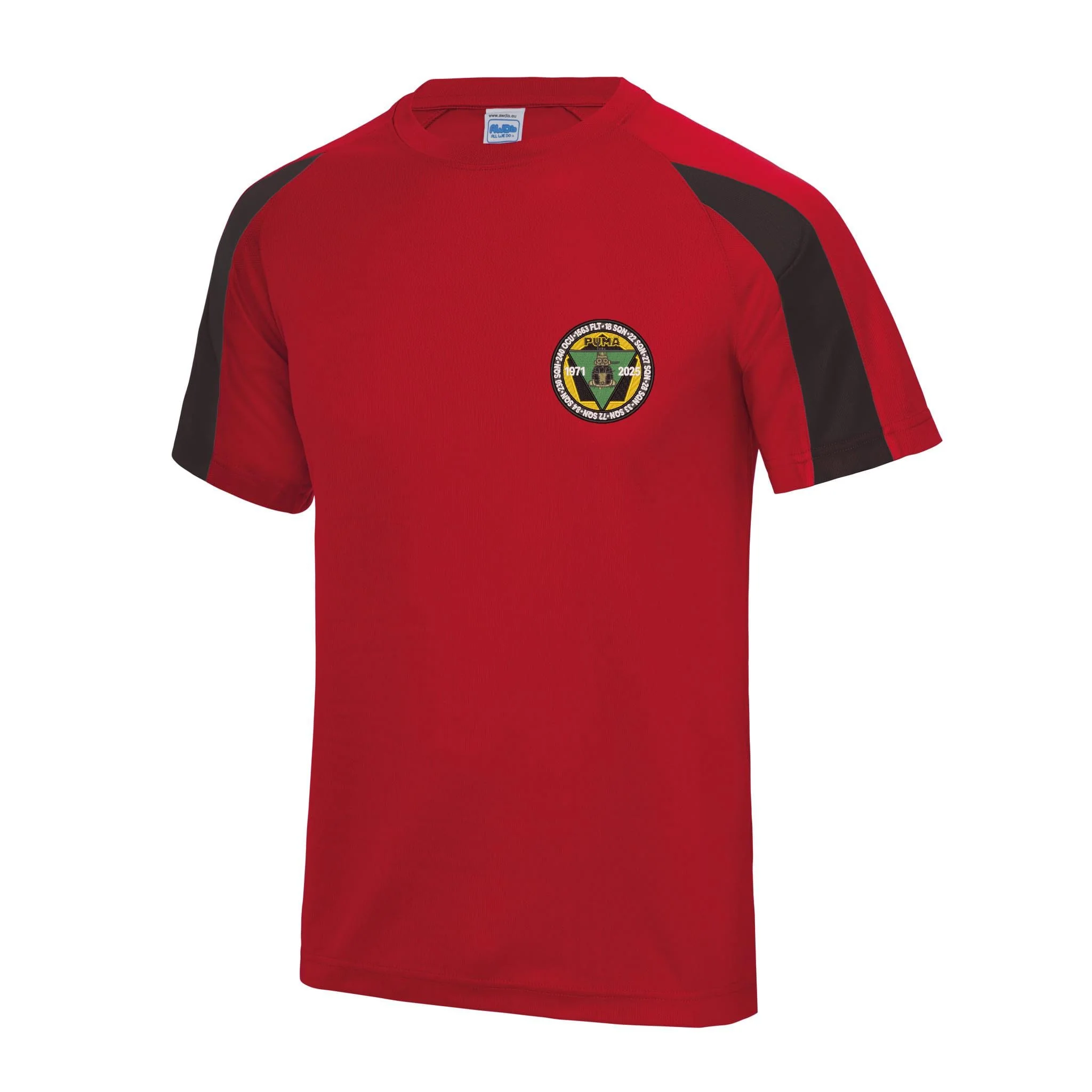 Puma Helicopter 1971-2025 Contrast Polyester T-Shirt - Image 7