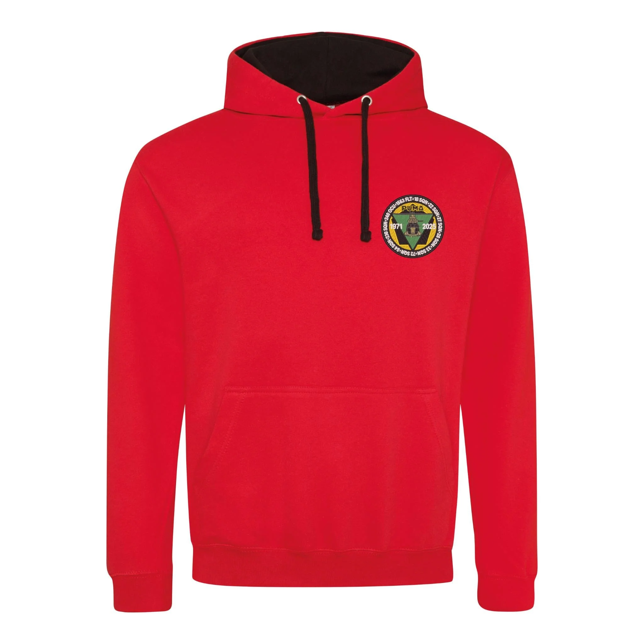 Puma Helicopter 1971-2025 Varsity Contrast Hoodie - Image 8