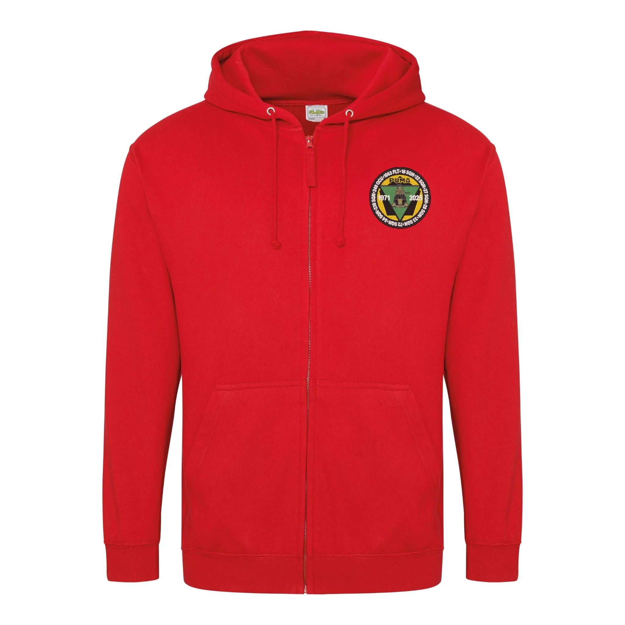 Puma Helicopter 1971-2025 Zipped Hoodie - Image 10