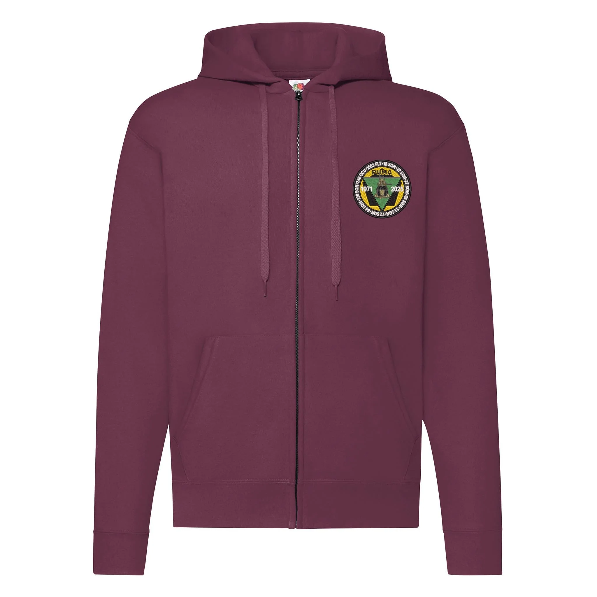 Puma Helicopter 1971-2025 Zipped Hoodie - Image 3