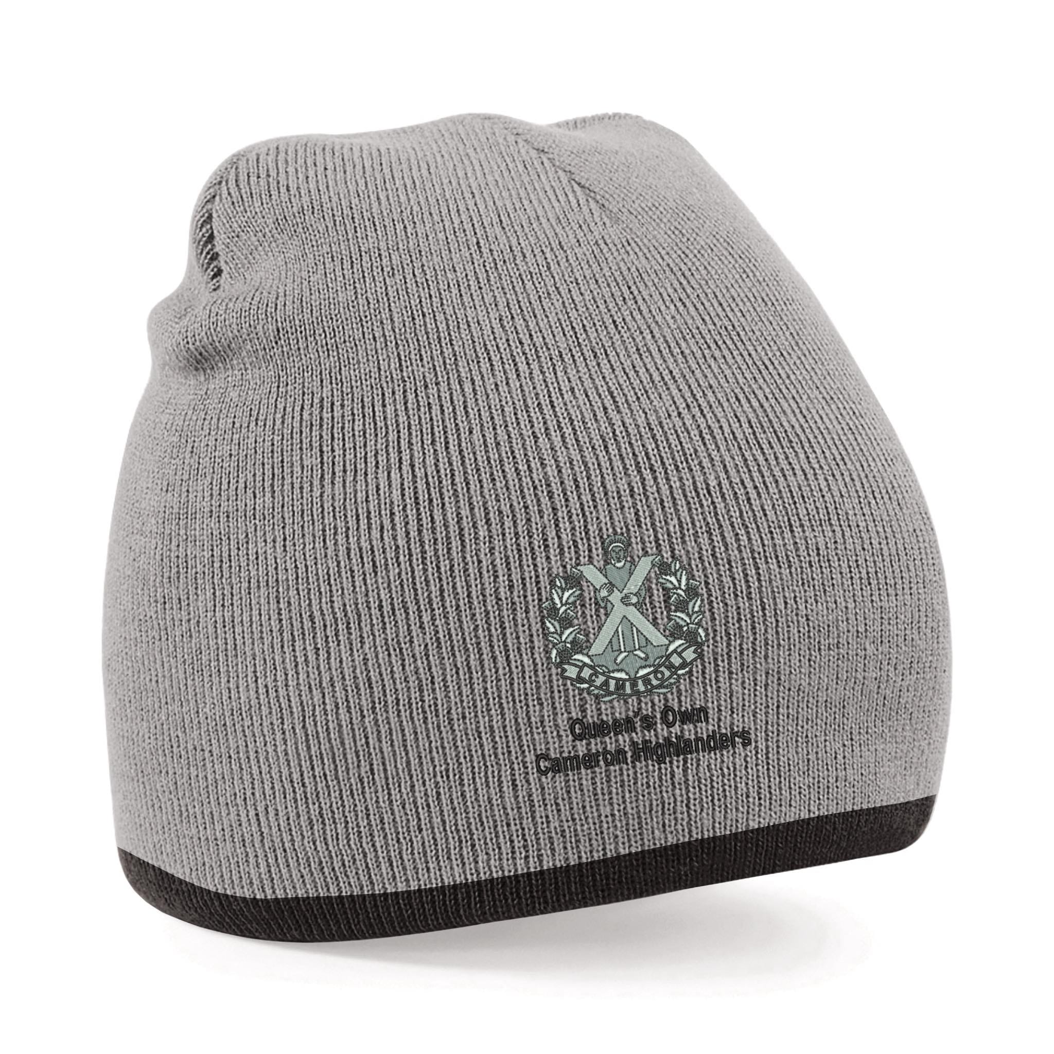 Queens Own Cameron Highlanders Beanie Hat - Image 11