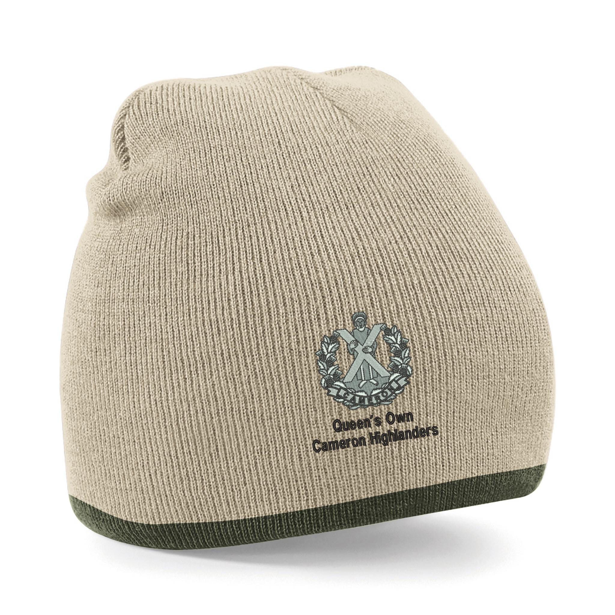 Queens Own Cameron Highlanders Beanie Hat - Image 12
