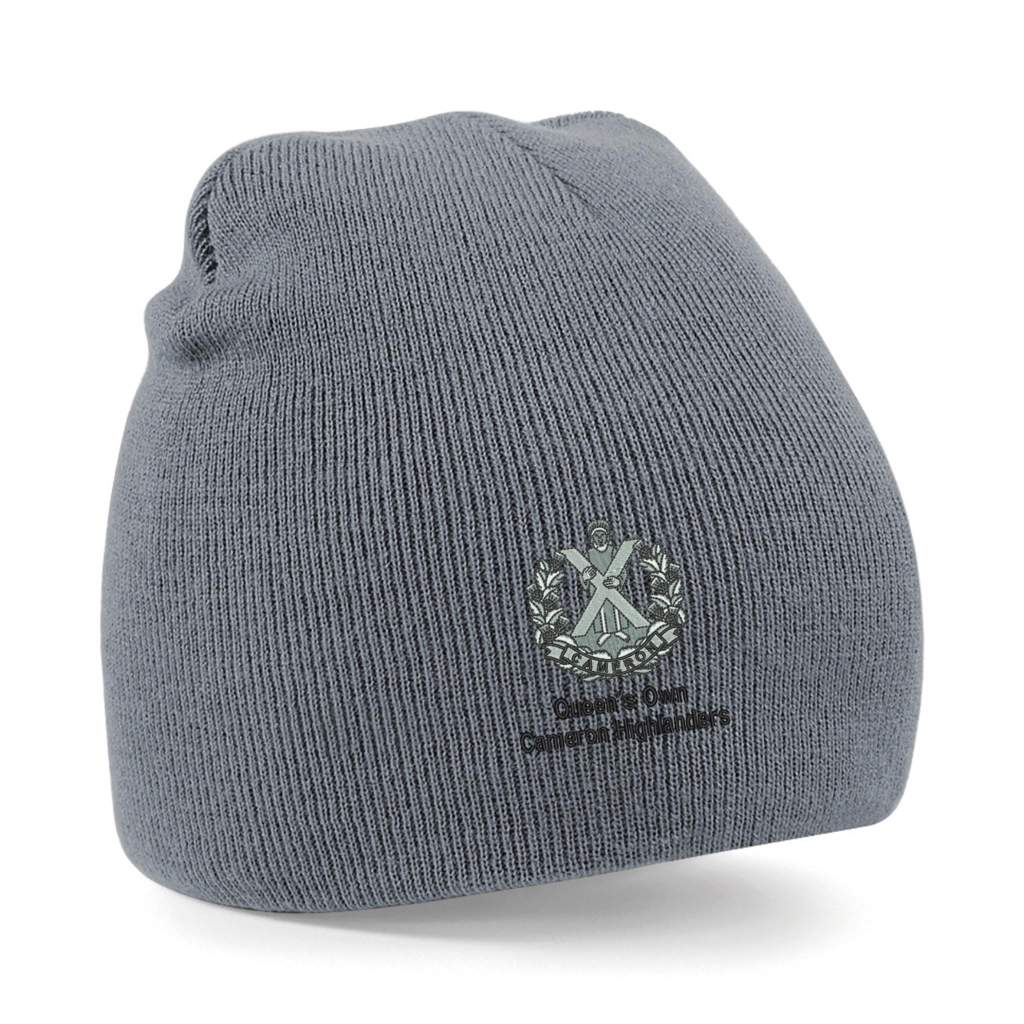 Queens Own Cameron Highlanders Beanie Hat - Image 4