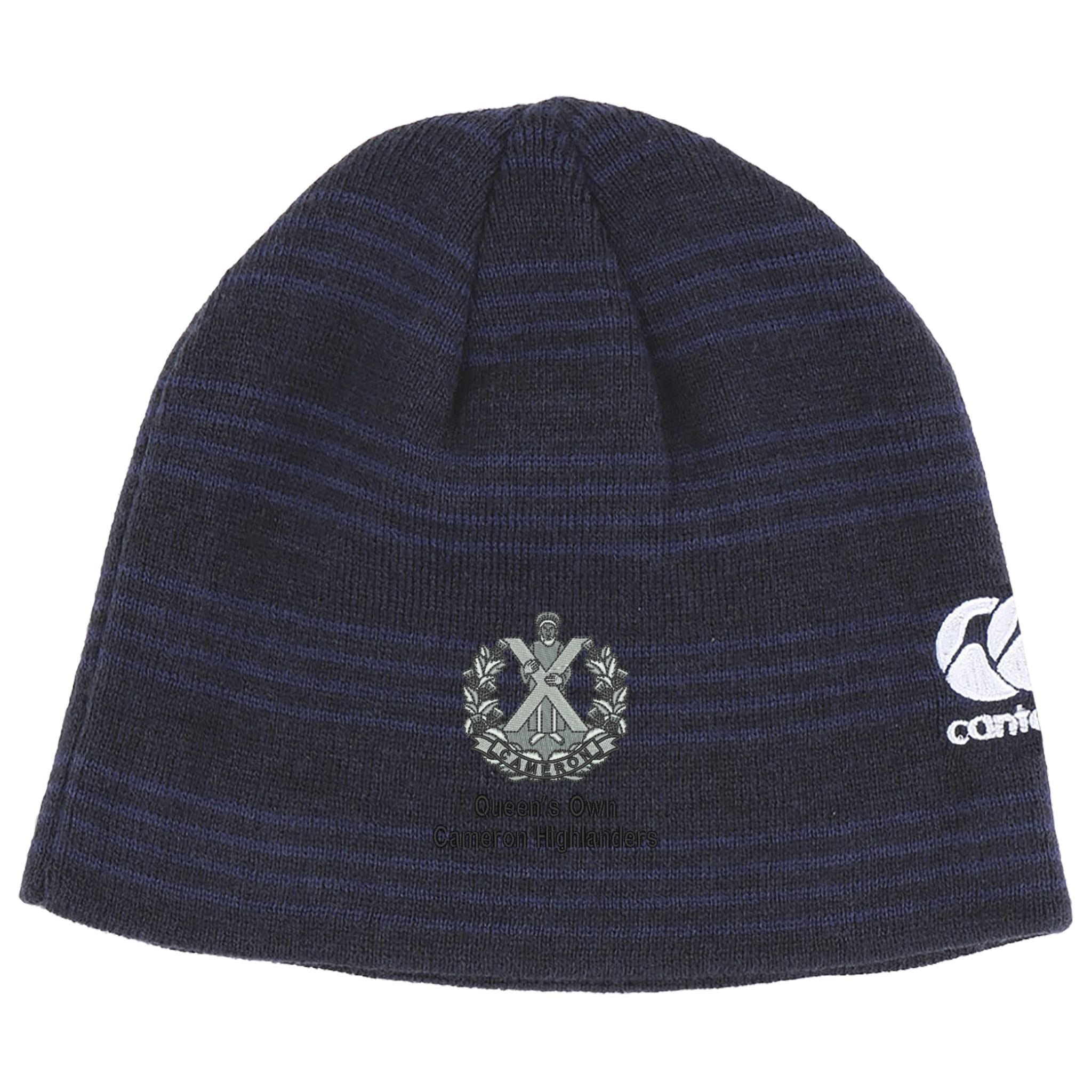 Queens Own Cameron Highlanders Canterbury Beanie Hat - Image 2