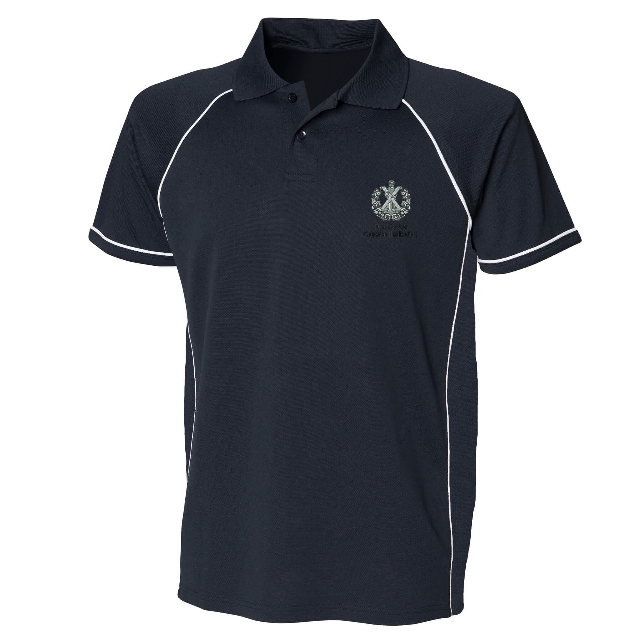 Queens Own Cameron Highlanders Performance Polo