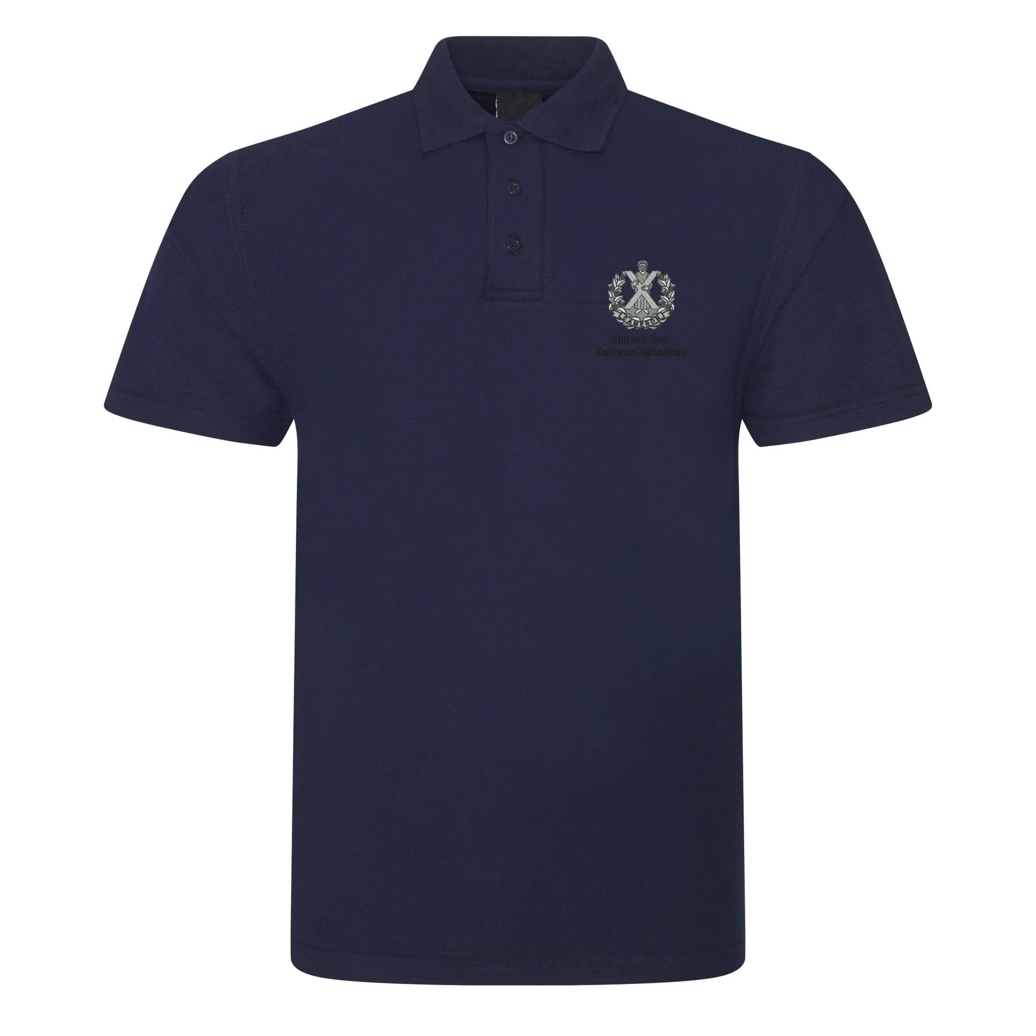 Queens Own Cameron Highlanders Polo Shirt - Image 11
