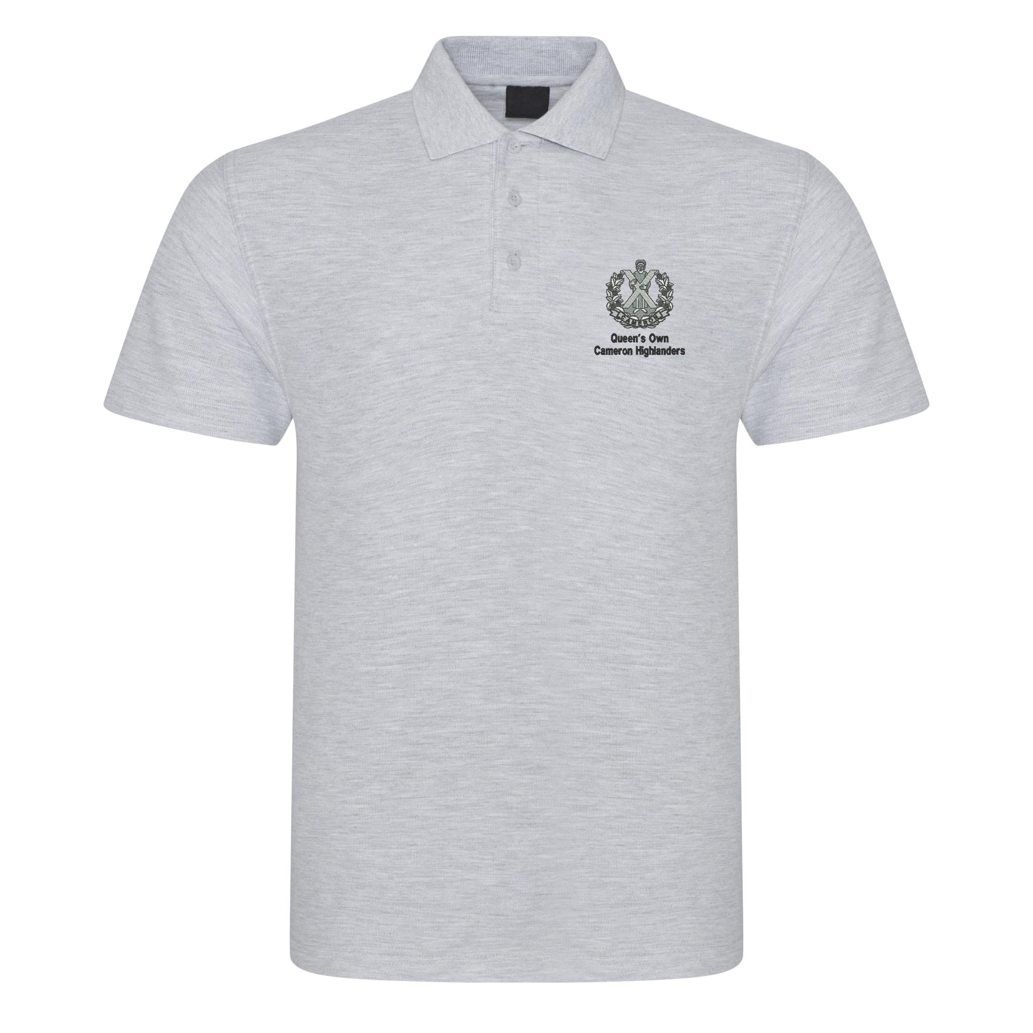 Queens Own Cameron Highlanders Polo Shirt - Image 7