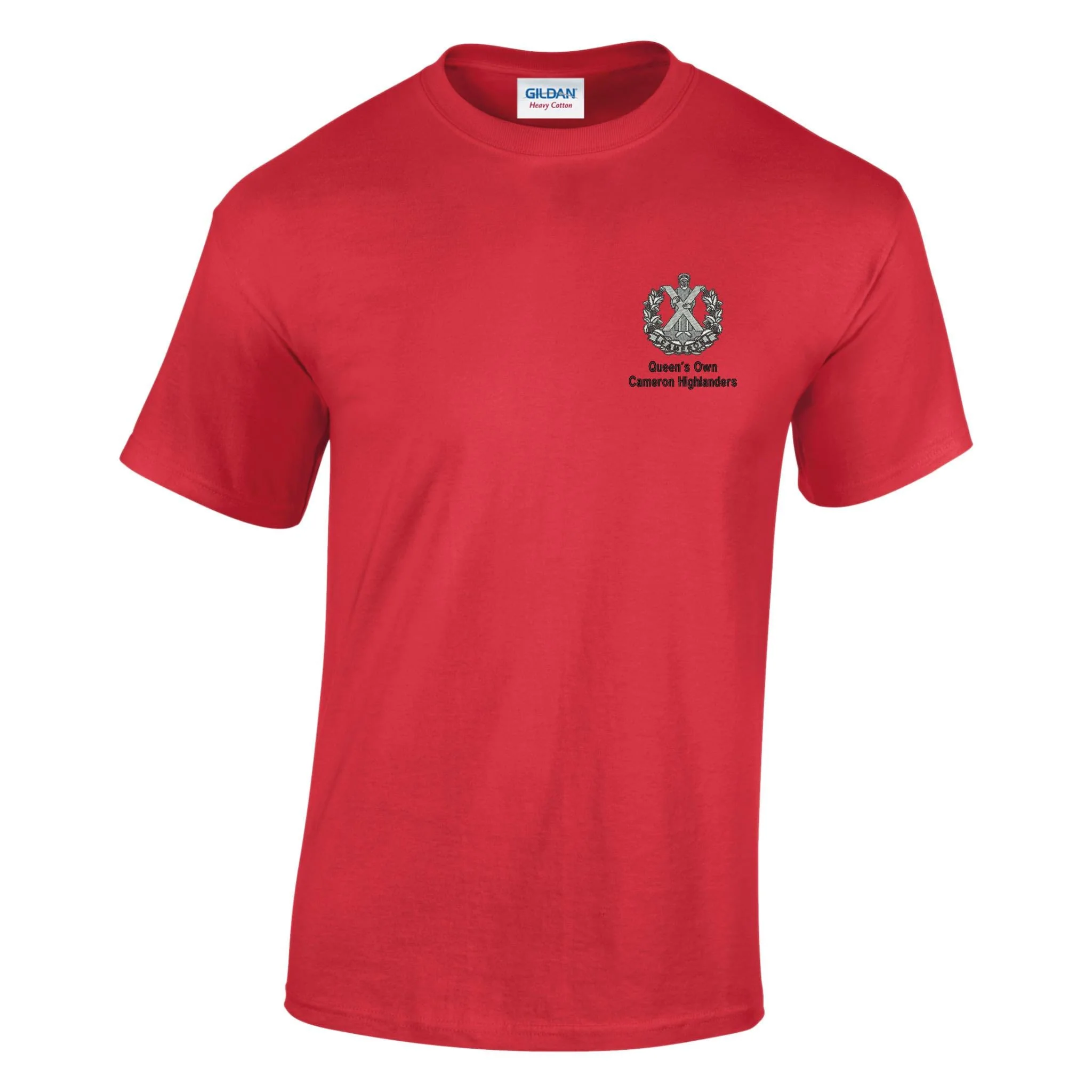 Queens Own Cameron Highlanders Cotton T-Shirt - Image 3