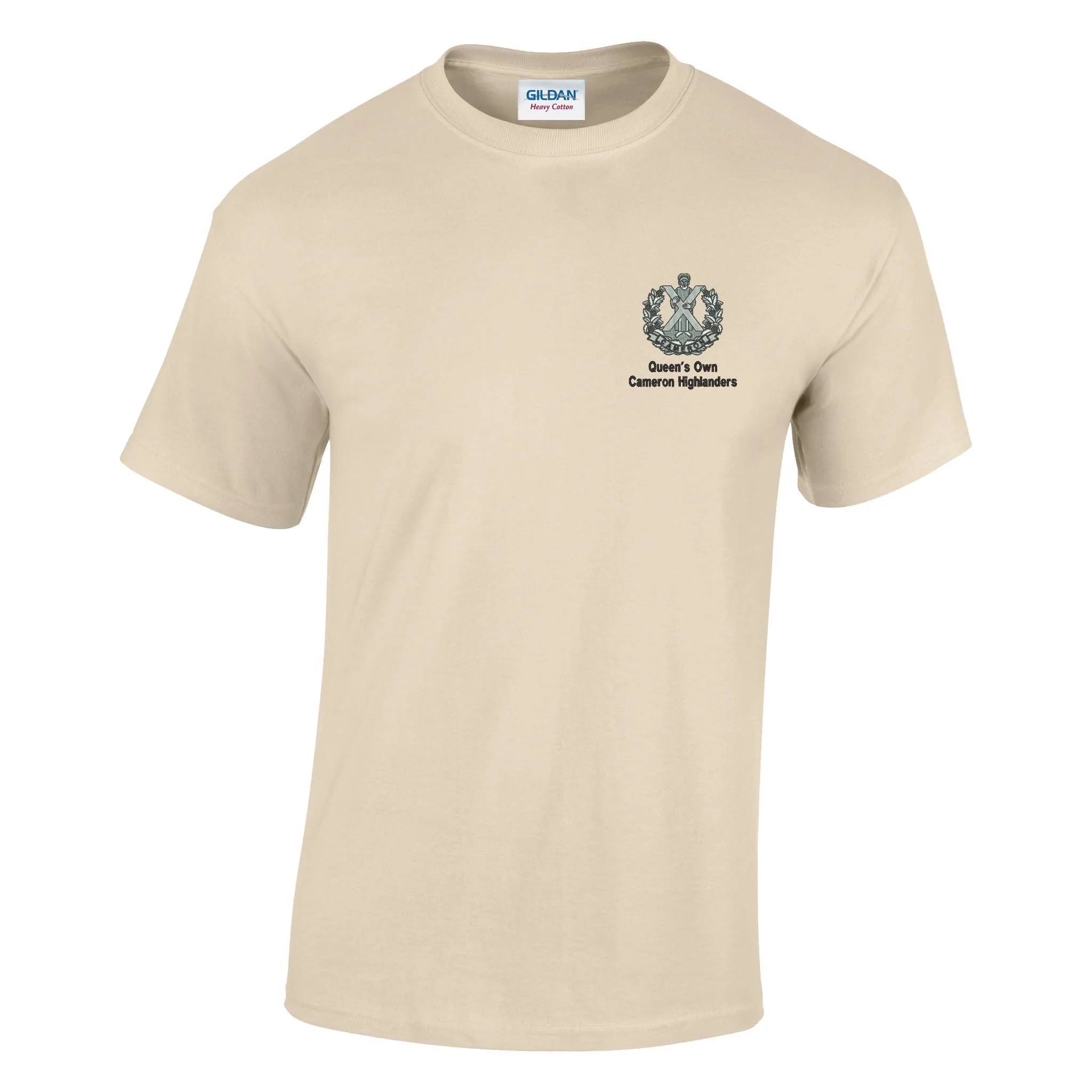 Queens Own Cameron Highlanders Cotton T-Shirt - Image 4