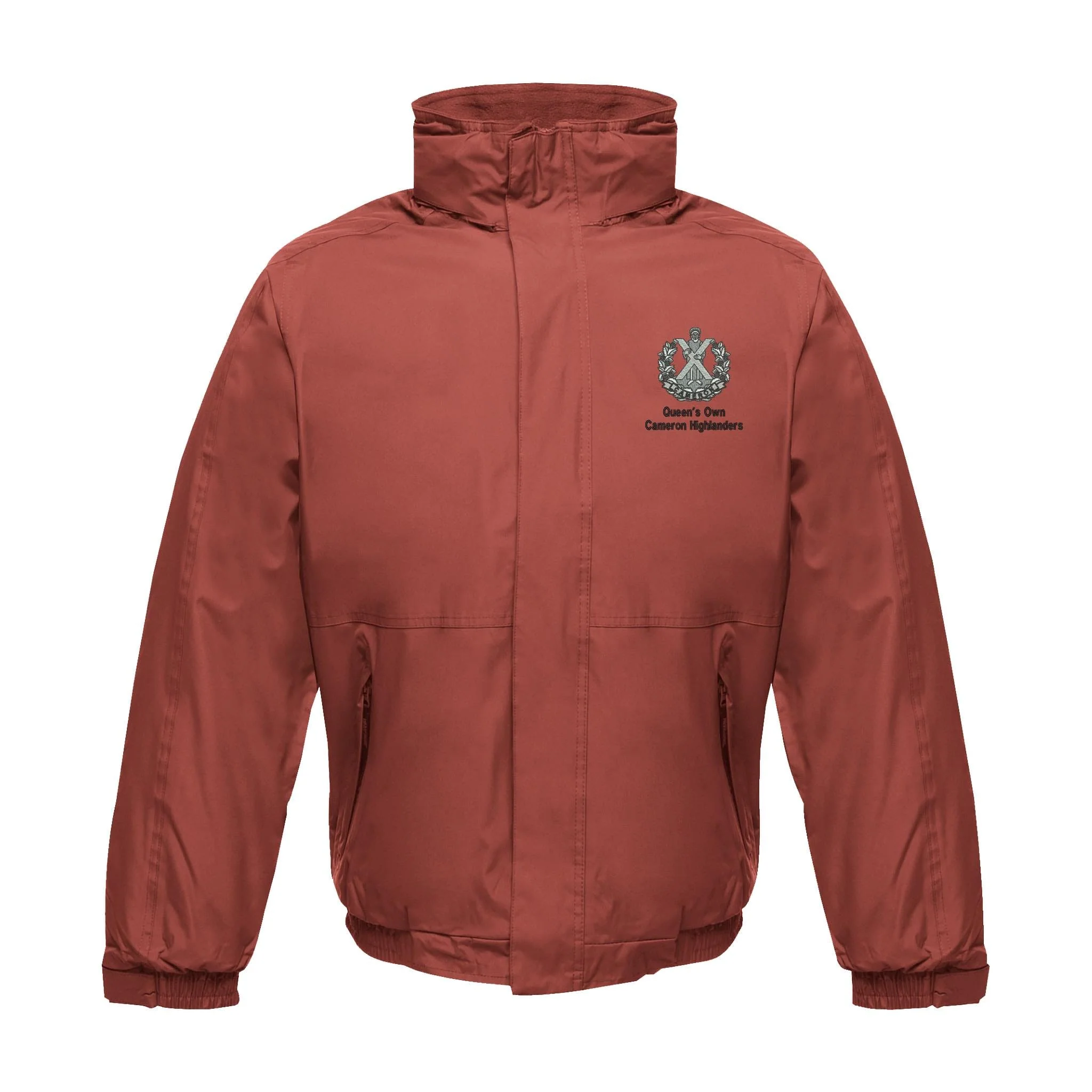 Queens Own Cameron Highlanders Waterproof Jacket With Hood - Image 4