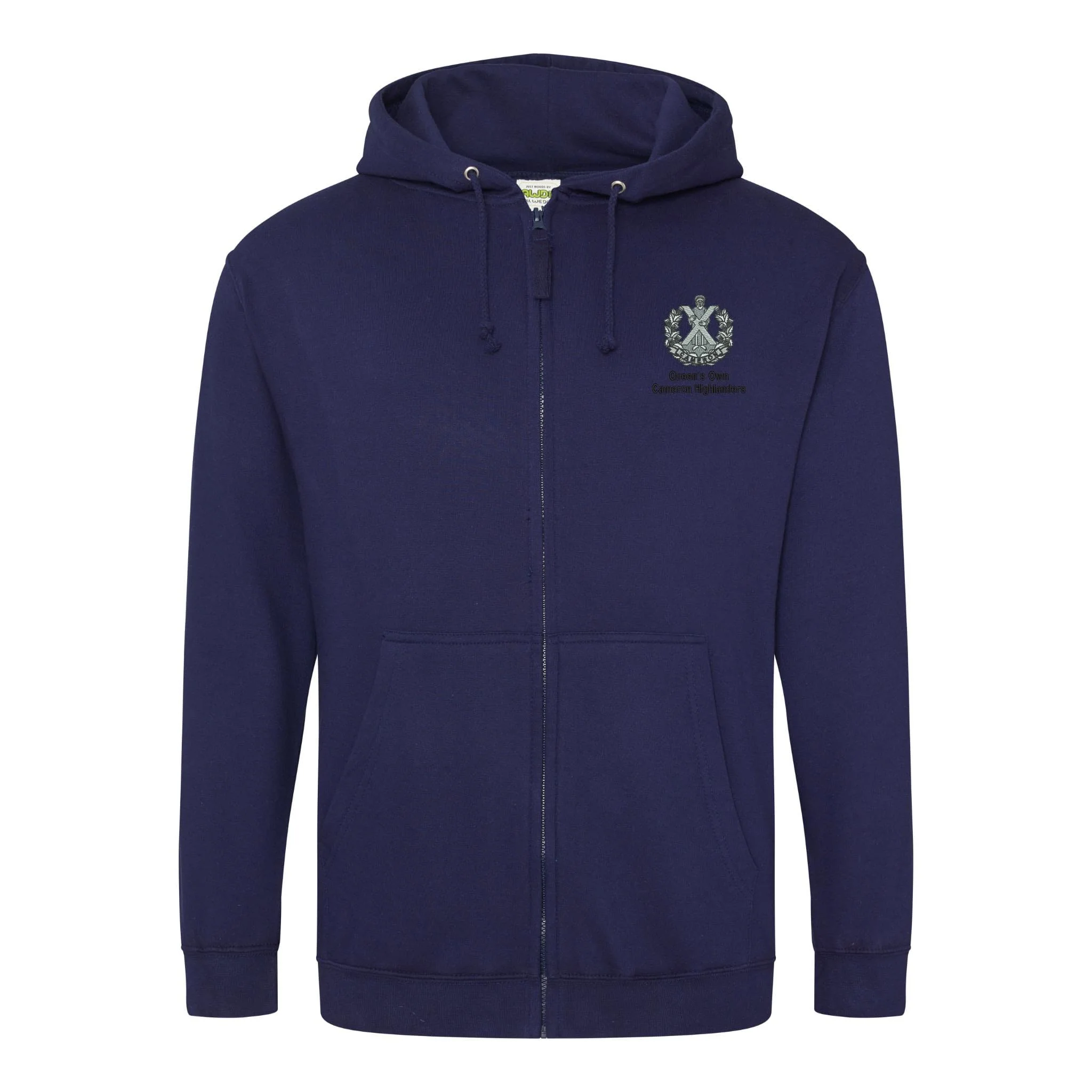 Queens Own Cameron Highlanders Zipped Hoodie - Image 10