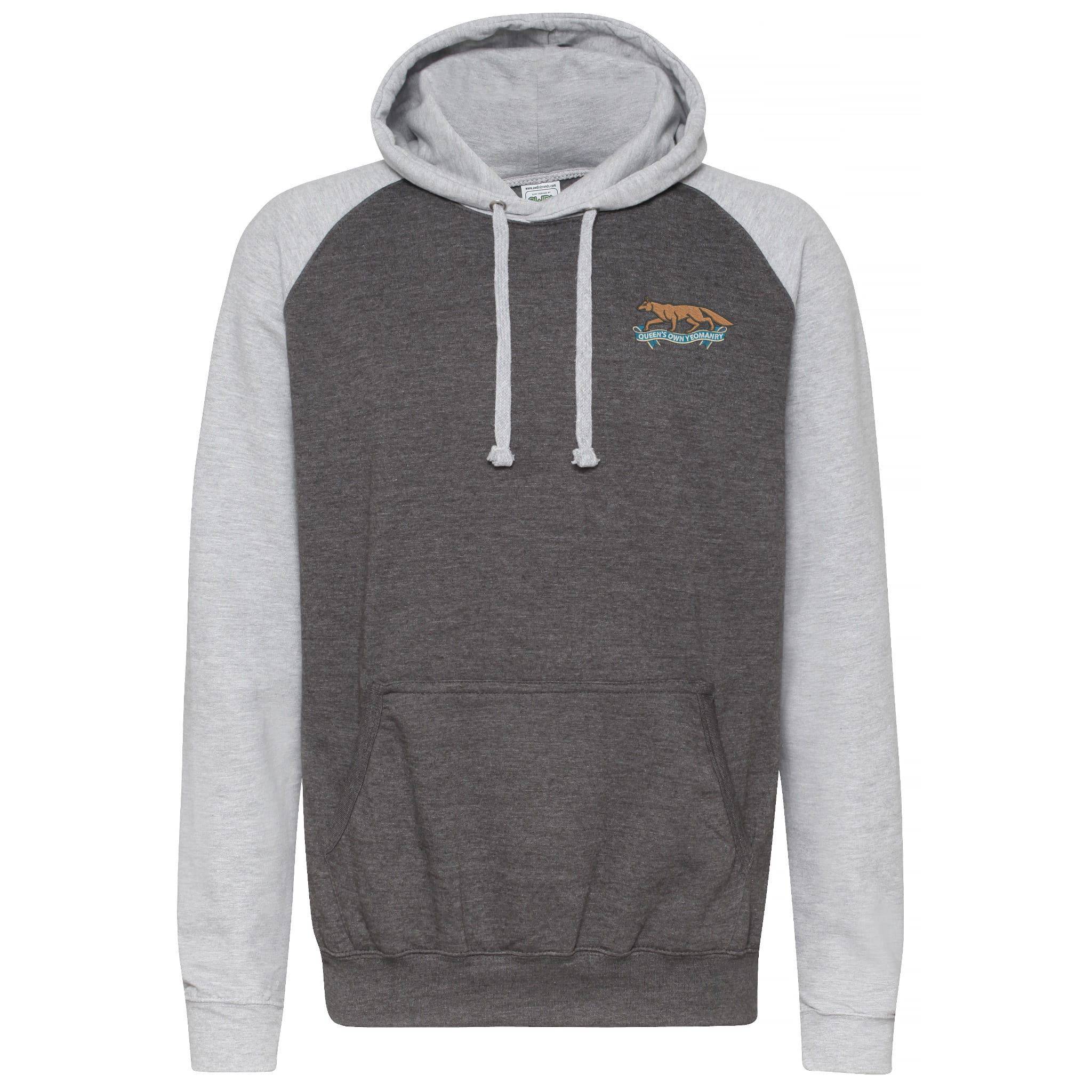 Queens Own Yeomanry Contrast Hoodie - Image 3