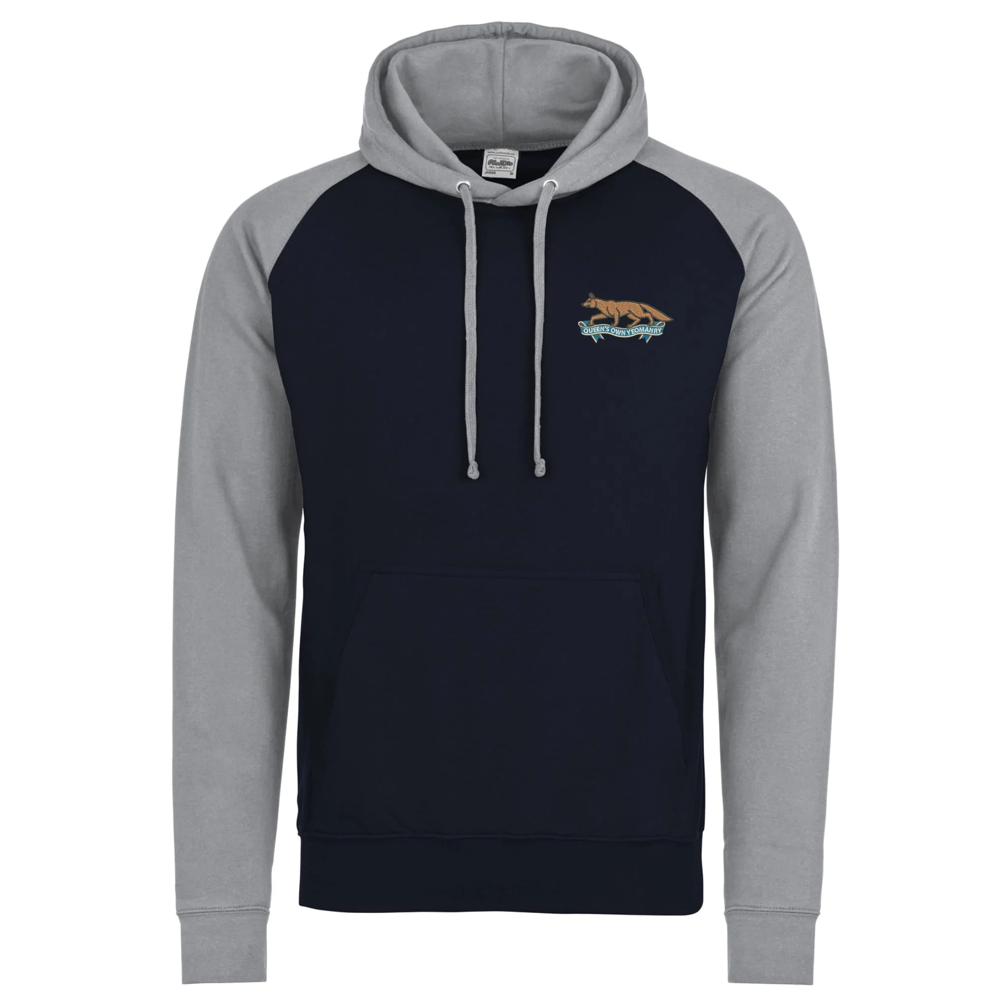 Queens Own Yeomanry Contrast Hoodie - Image 4