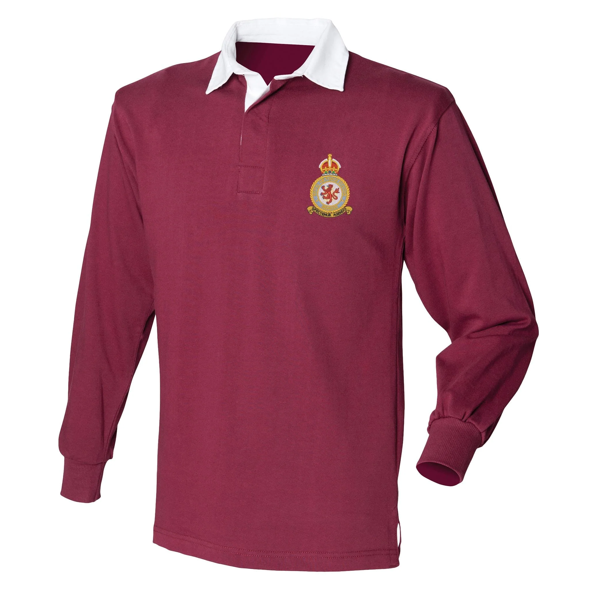 RAF Benson Front Row Long Sleeve Rugby Shirt - Image 2