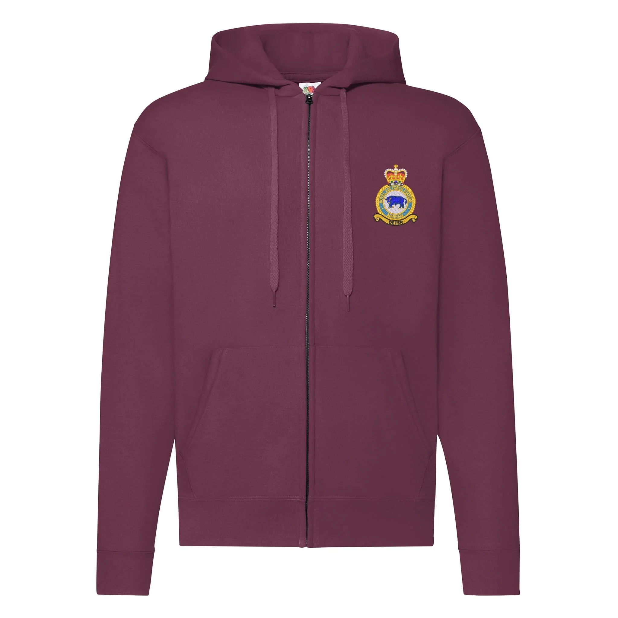 RAF Marham Zipped Hoodie - Image 5