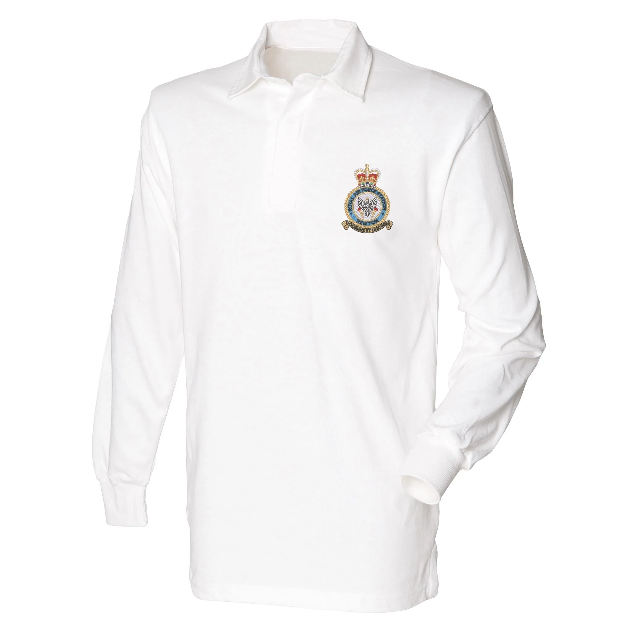 RAF Newton Front Row Long Sleeve Rugby Shirt - Image 3