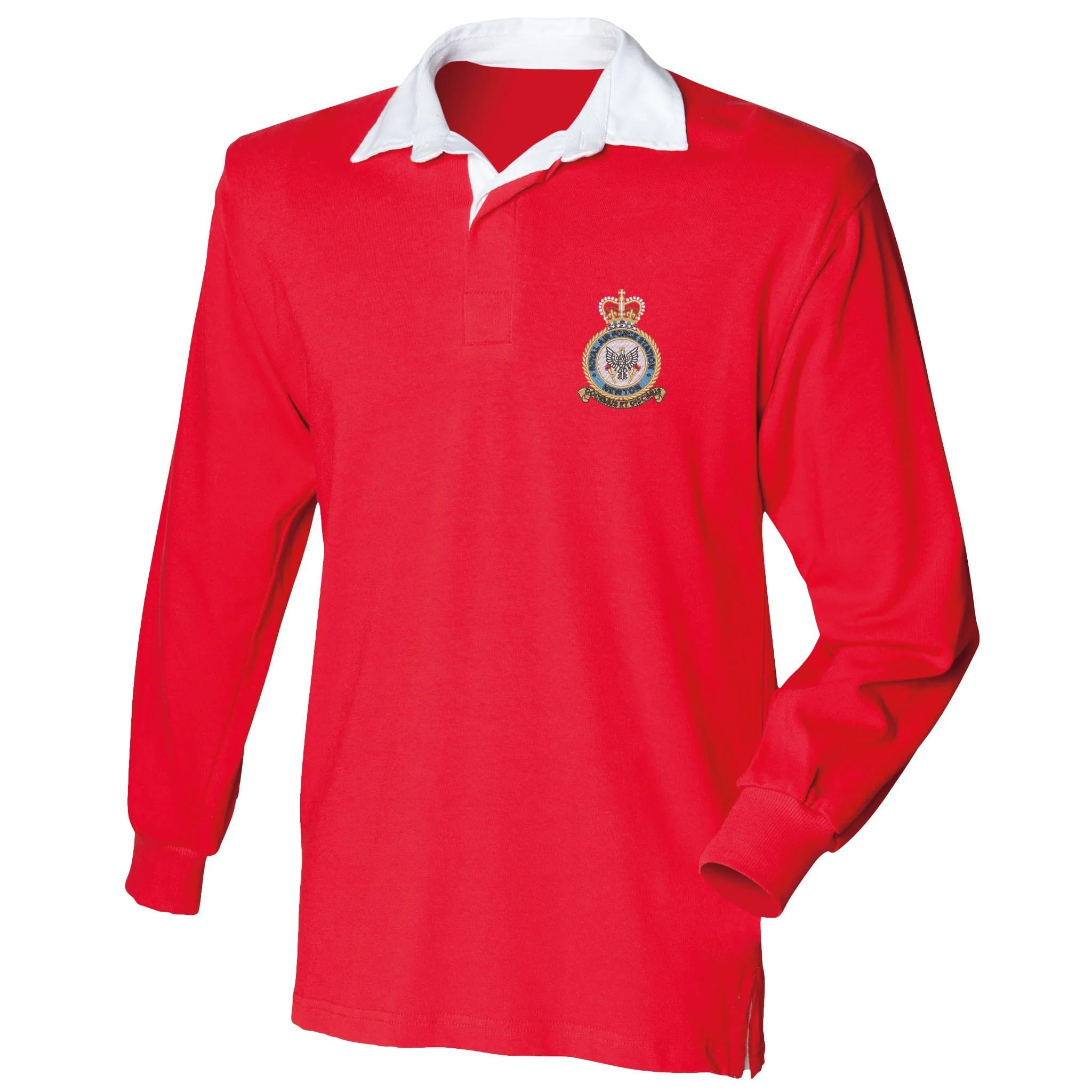 RAF Newton Front Row Long Sleeve Rugby Shirt - Image 4