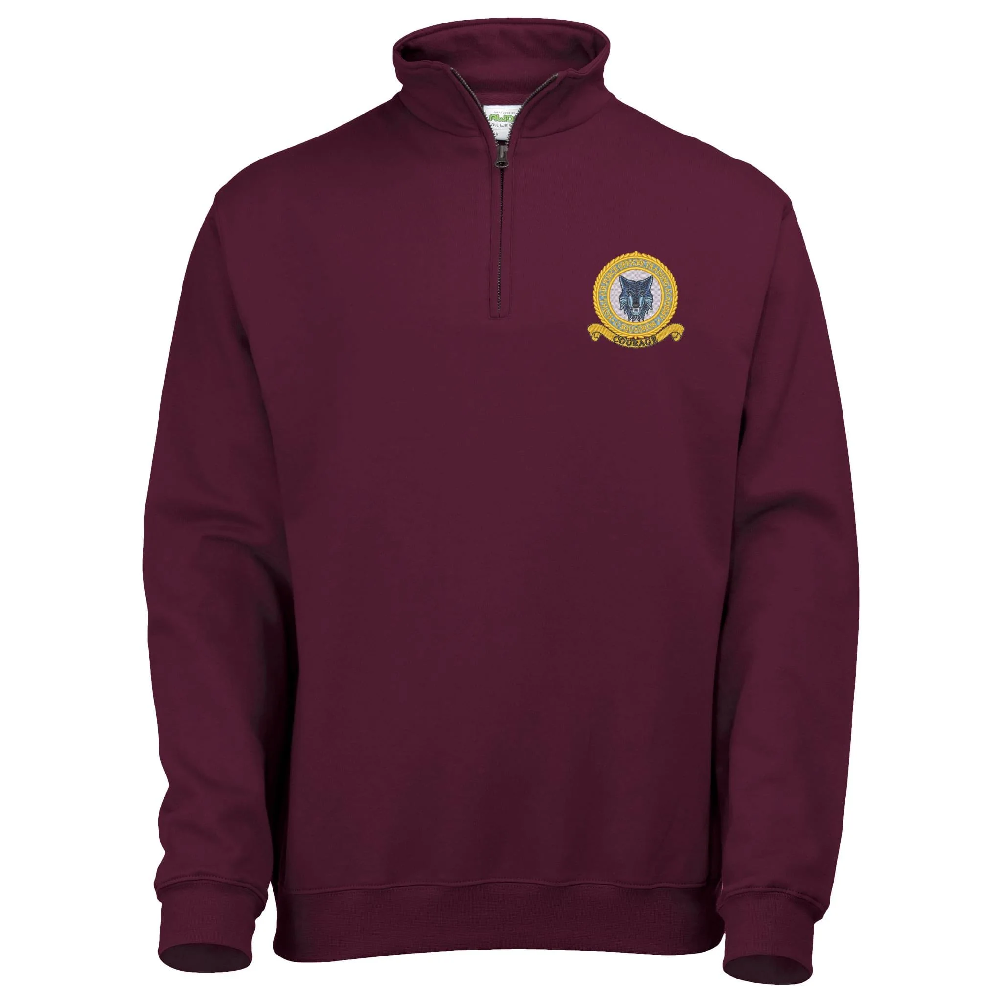 RAF Officer Training Academy C Squadron Quarter Zip Sweatshirt - Image 2
