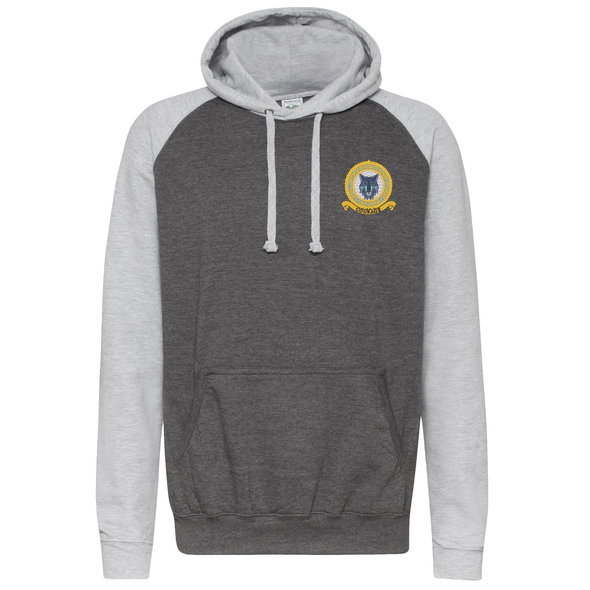 RAF Officer Training Academy C Squadron Contrast Hoodie - Image 3