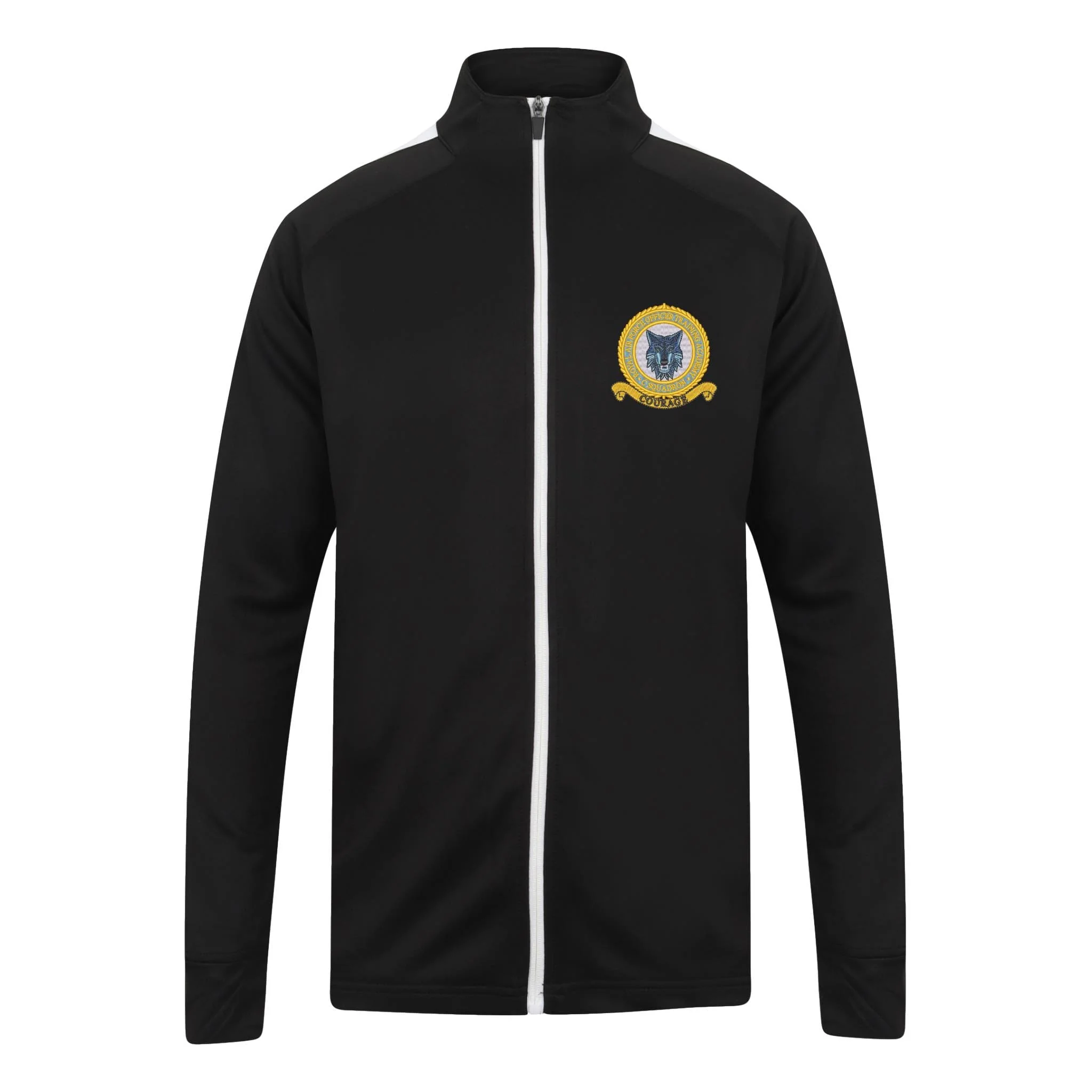 RAF Officer Training Academy C Squadron Knitted Tracksuit Top - Image 4