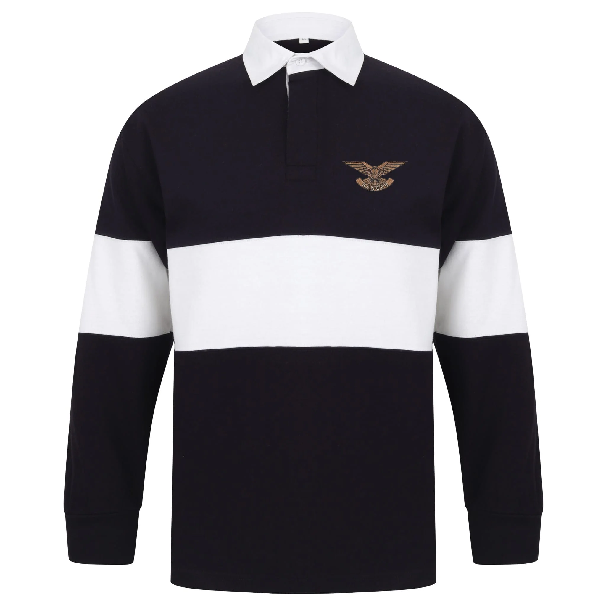 Ranger Regiment Front Row Long Sleeve Panelled Rugby Shirt - Image 3