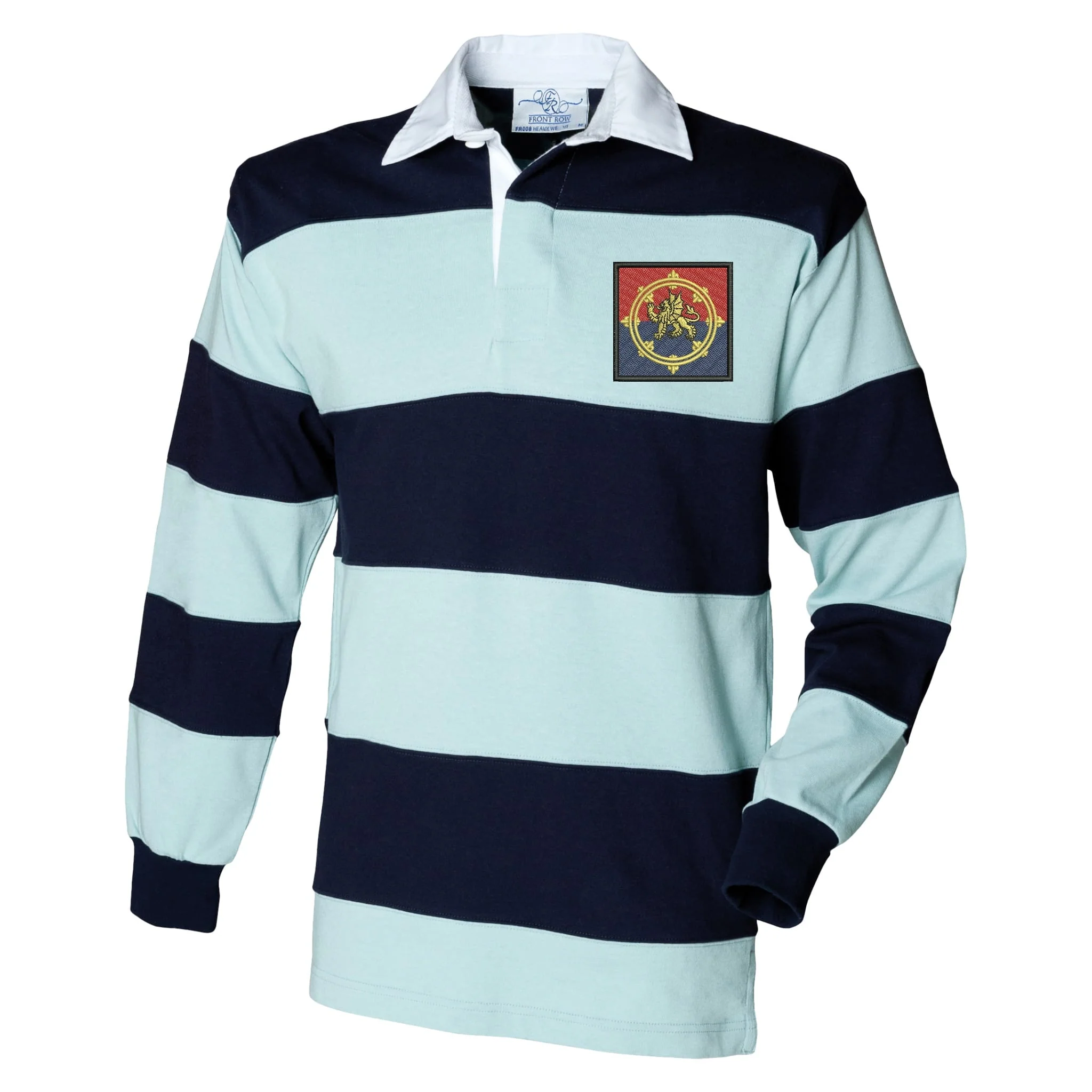 Regional Command Front Row Sewn Stripe Long Sleeve Rugby Shirt
