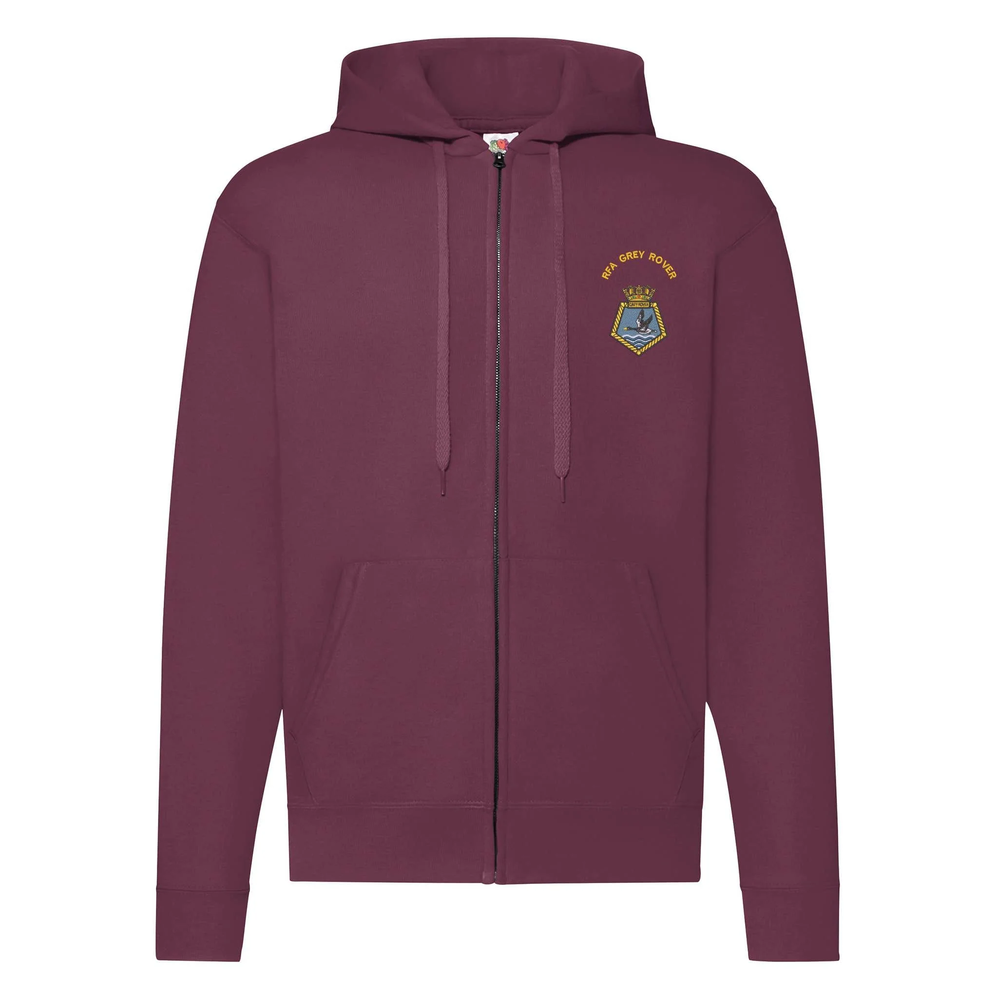 RFA Grey Rover Zipped Hoodie - Image 4