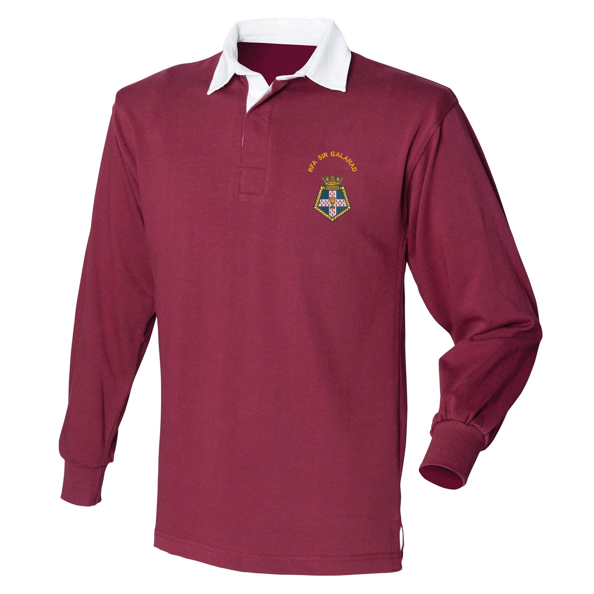 RFA Sir Galahad Front Row Long Sleeve Rugby Shirt - Image 2
