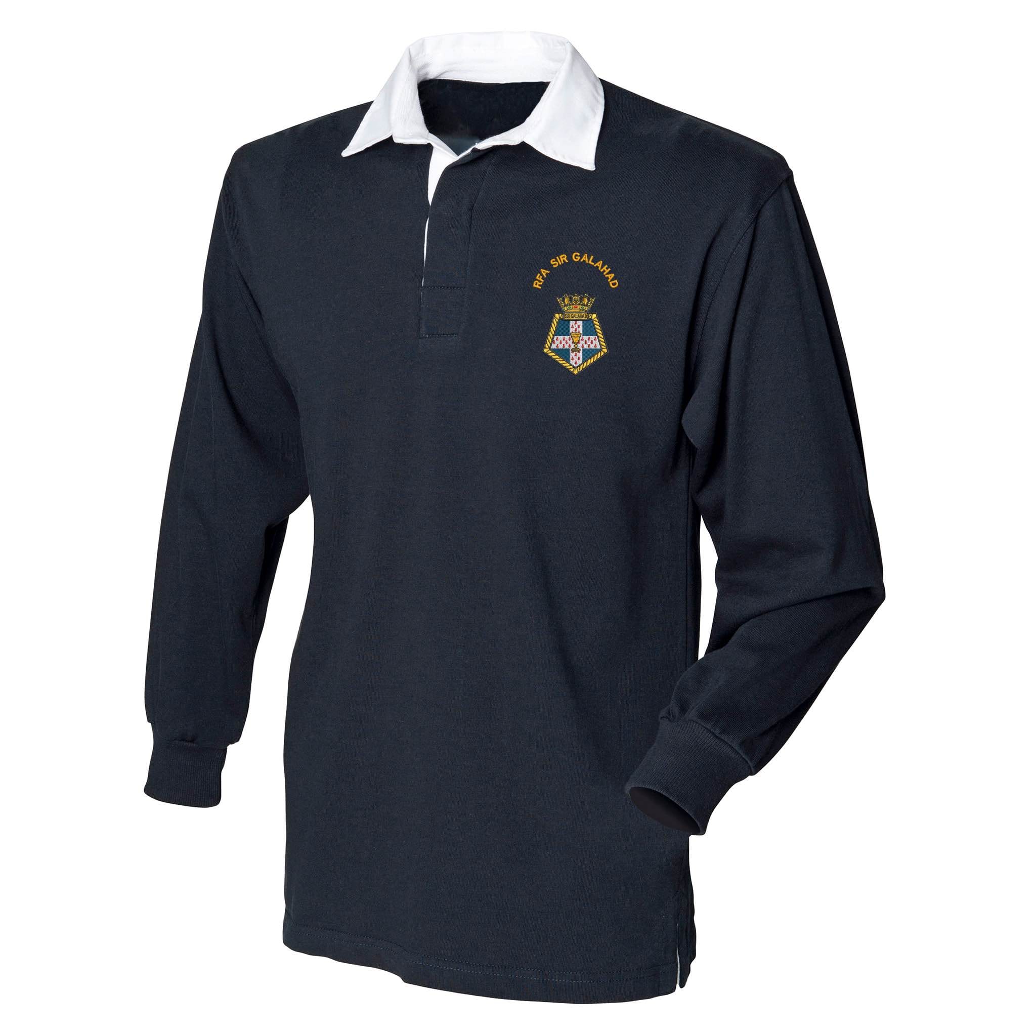 RFA Sir Galahad Front Row Long Sleeve Rugby Shirt - Image 4