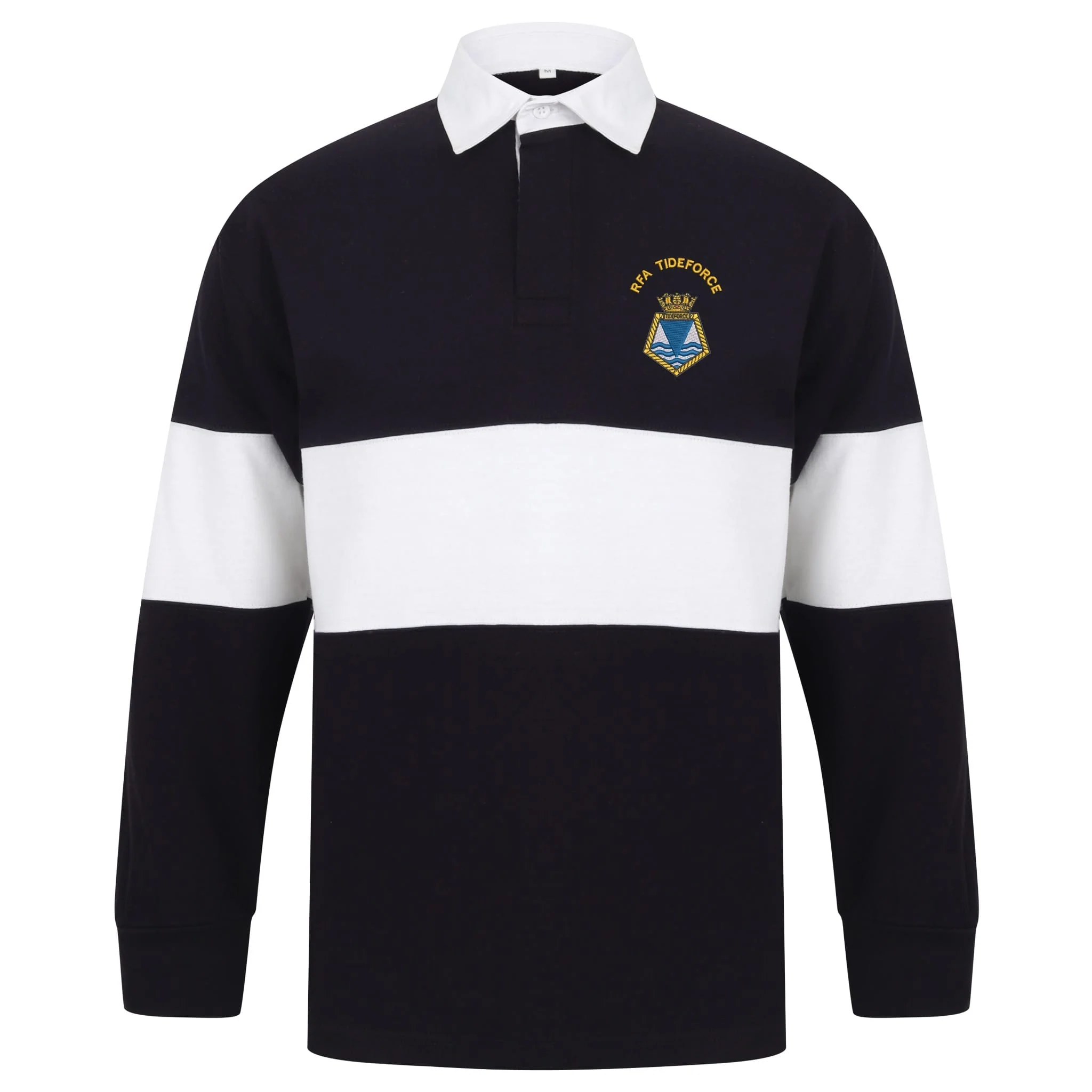 RFA Tideforce Front Row Long Sleeve Panelled Rugby Shirt - Image 3
