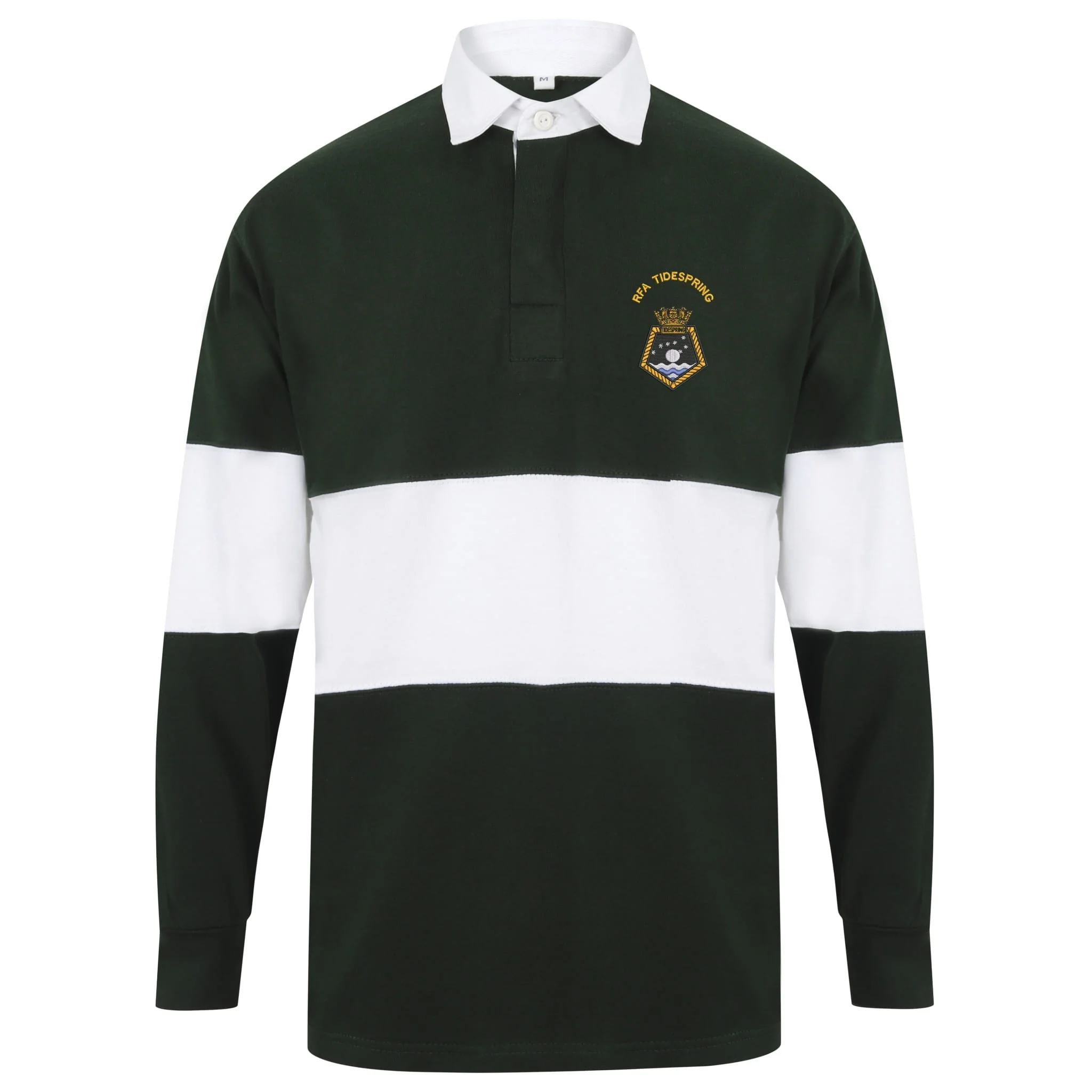 RFA Tidespring Front Row Long Sleeve Panelled Rugby Shirt