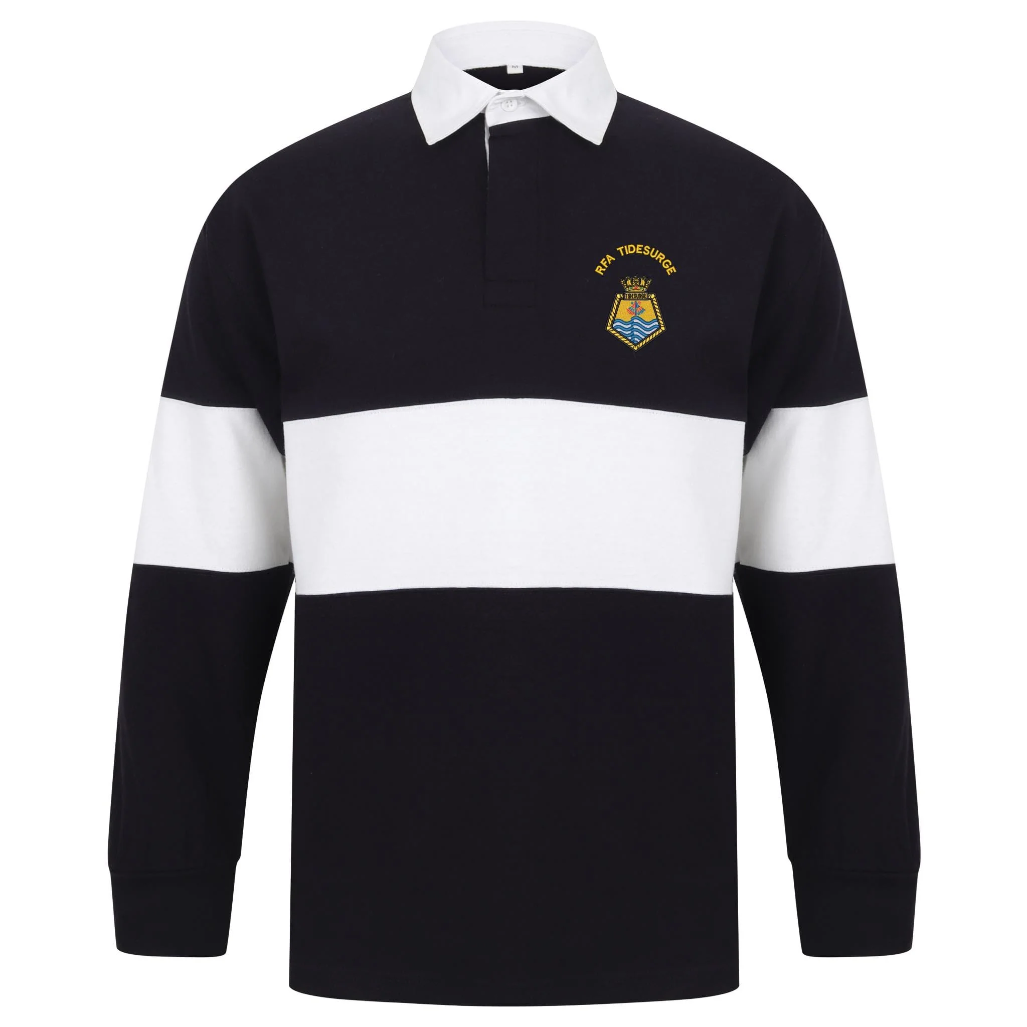 RFA Tidesurge Front Row Long Sleeve Panelled Rugby Shirt - Image 3