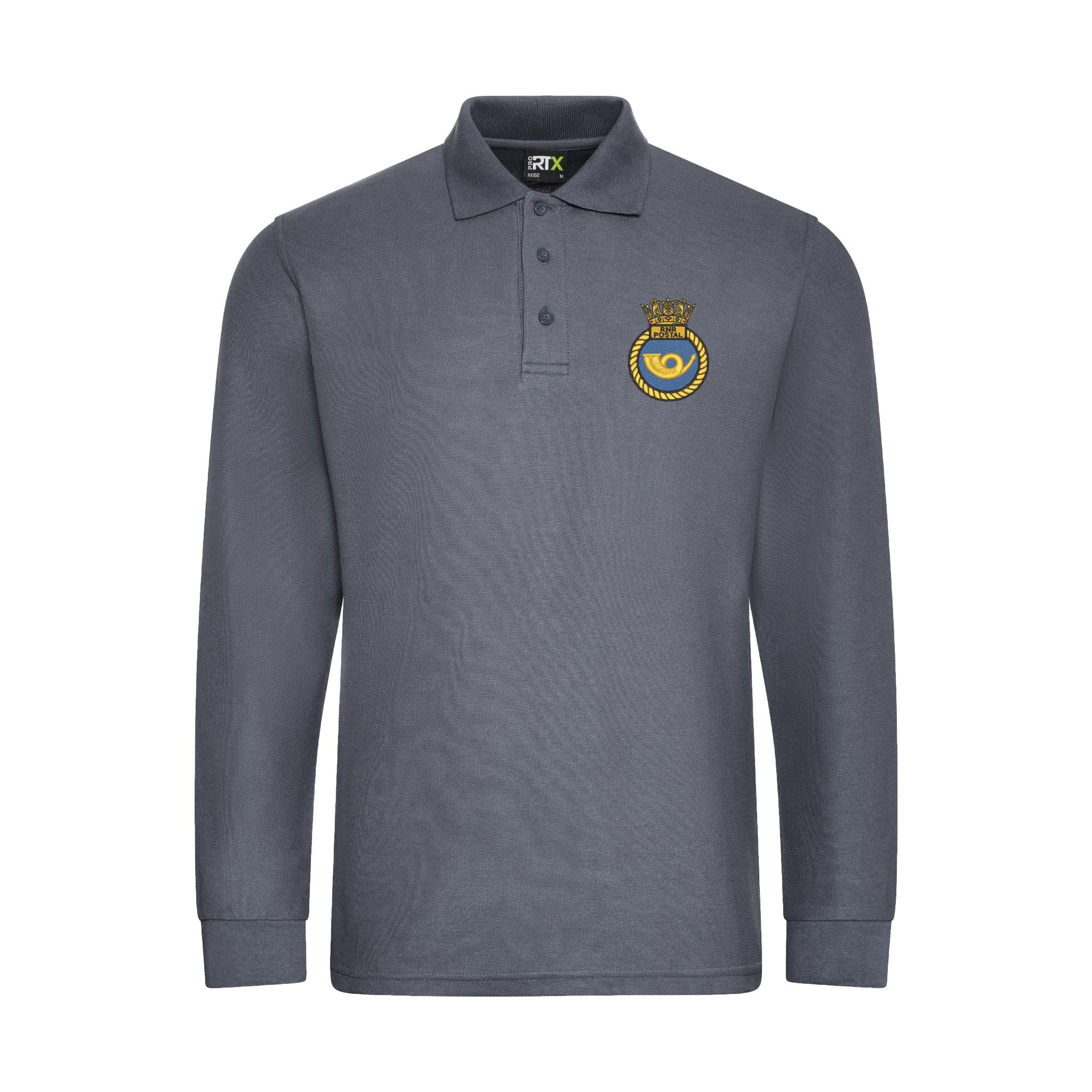 RNR Postal Long Sleeve Polo Shirt - Image 6