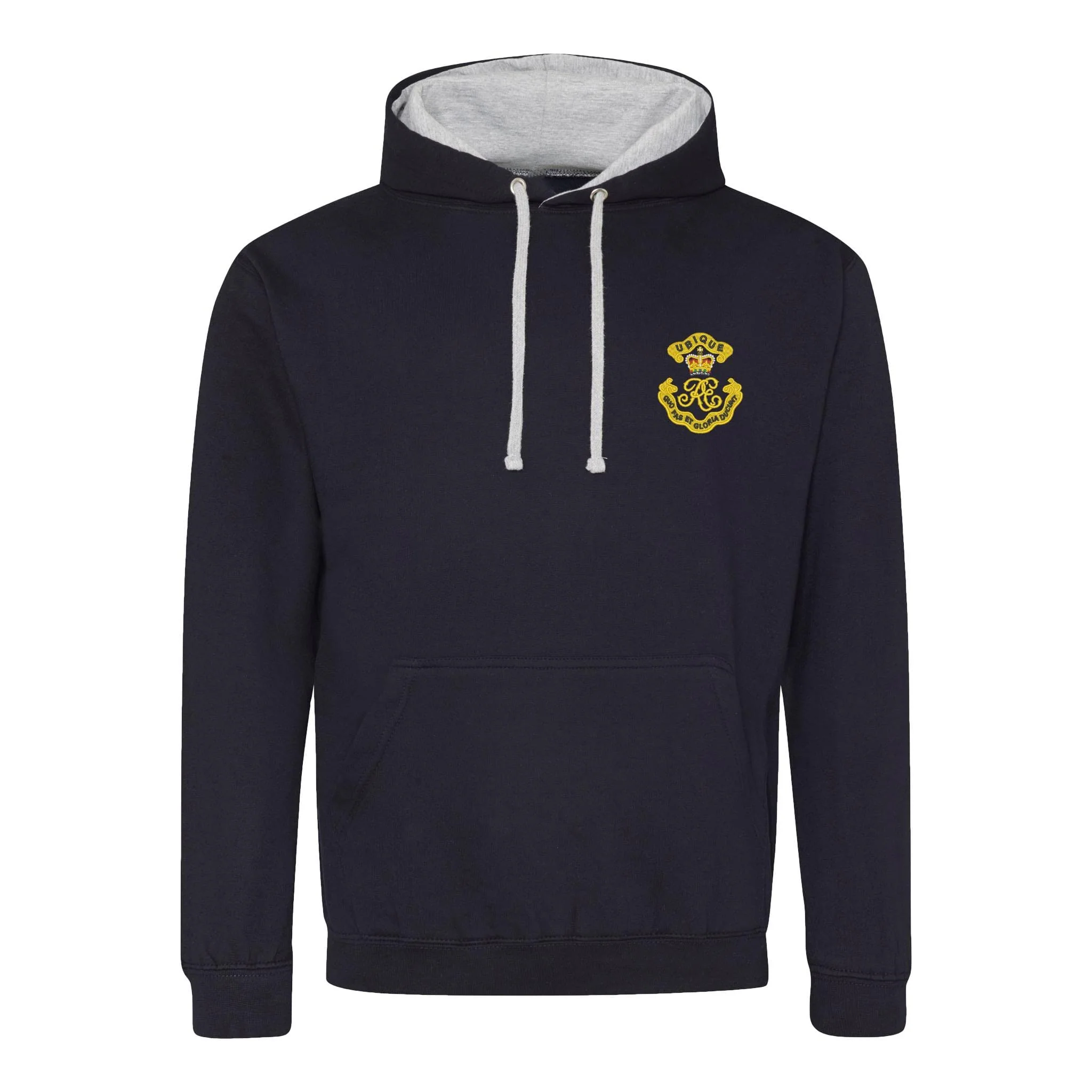 Royal Engineers Cypher Varsity Contrast Hoodie - Image 3