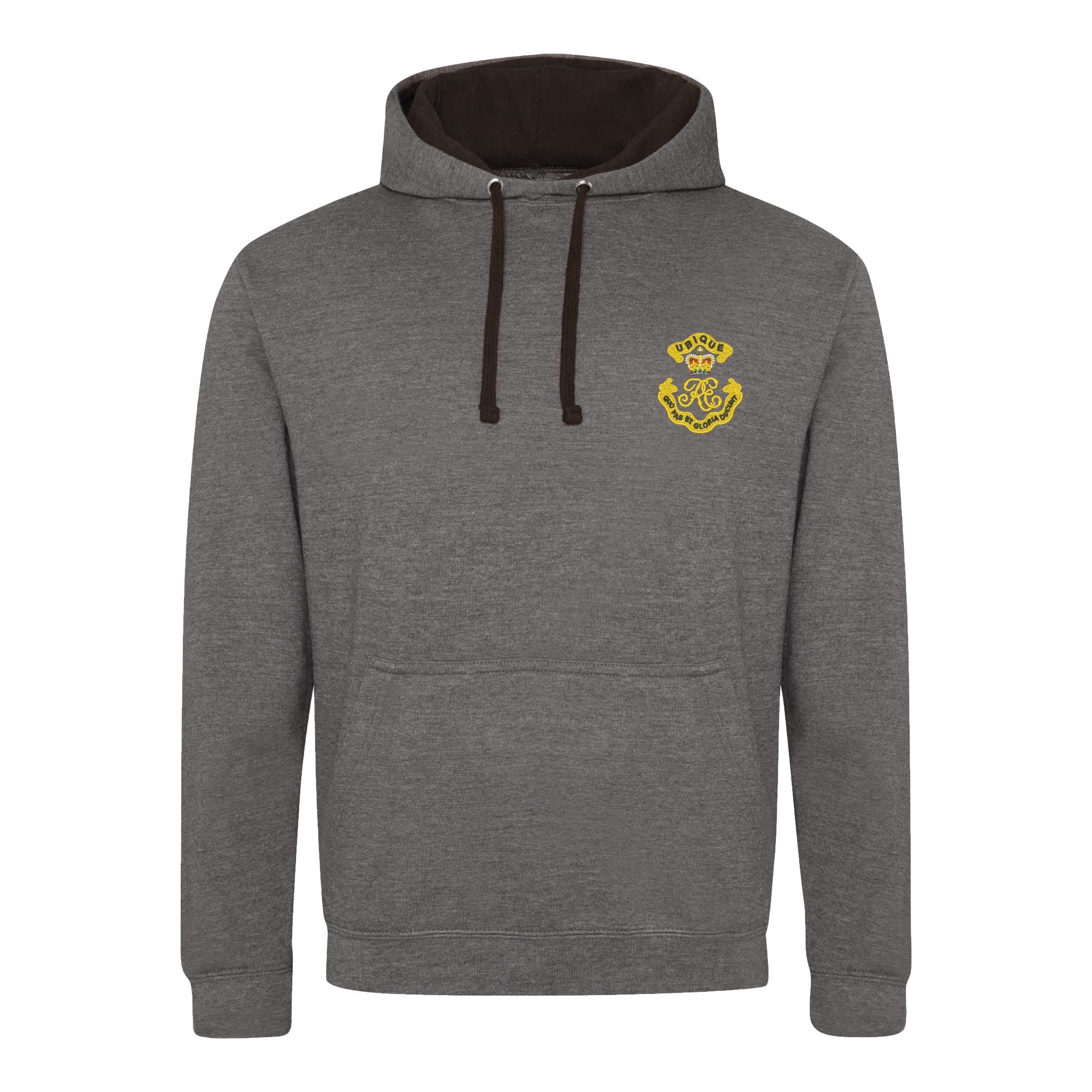 Royal Engineers Cypher Varsity Contrast Hoodie - Image 9