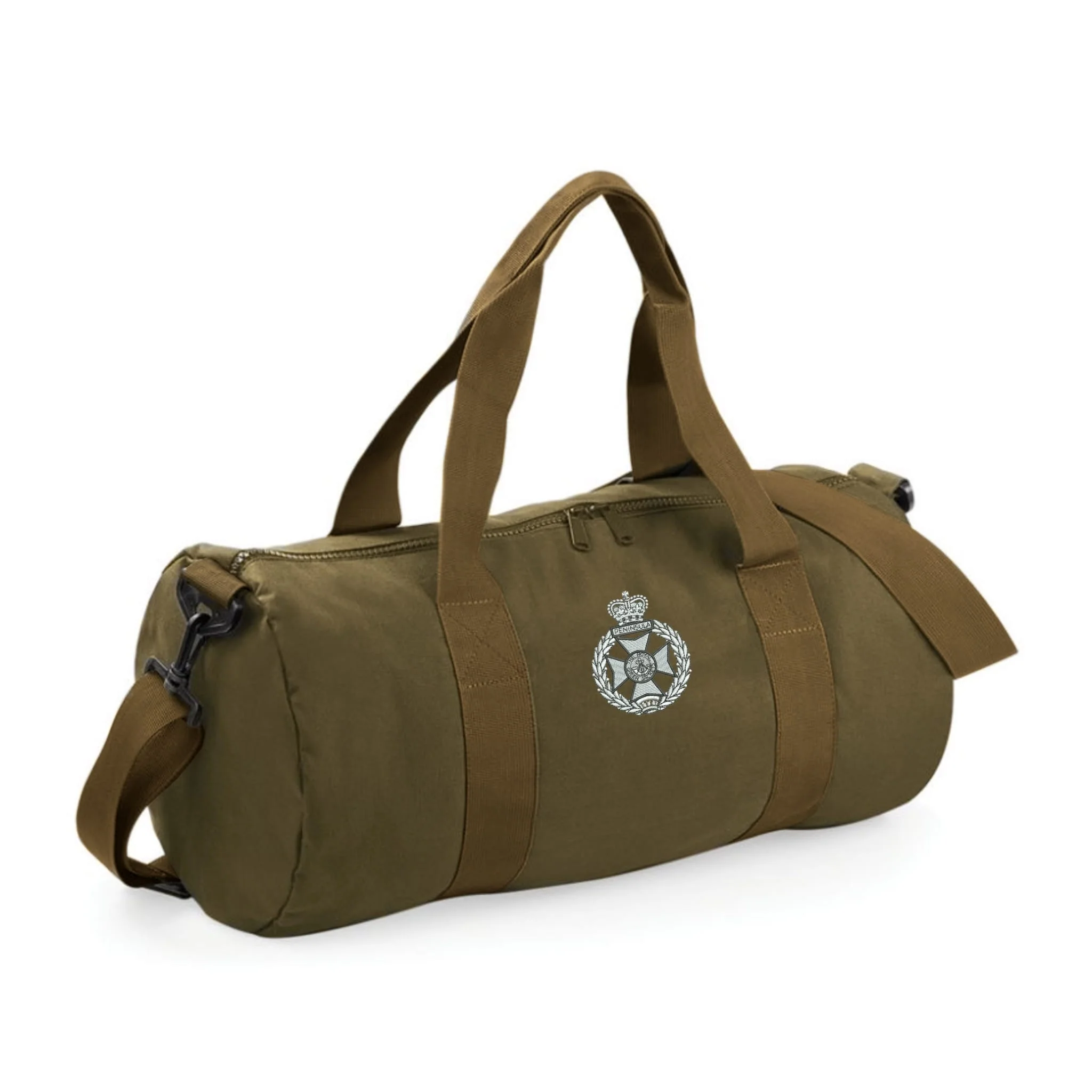 Royal Green Jackets Barrel Bag - Image 3