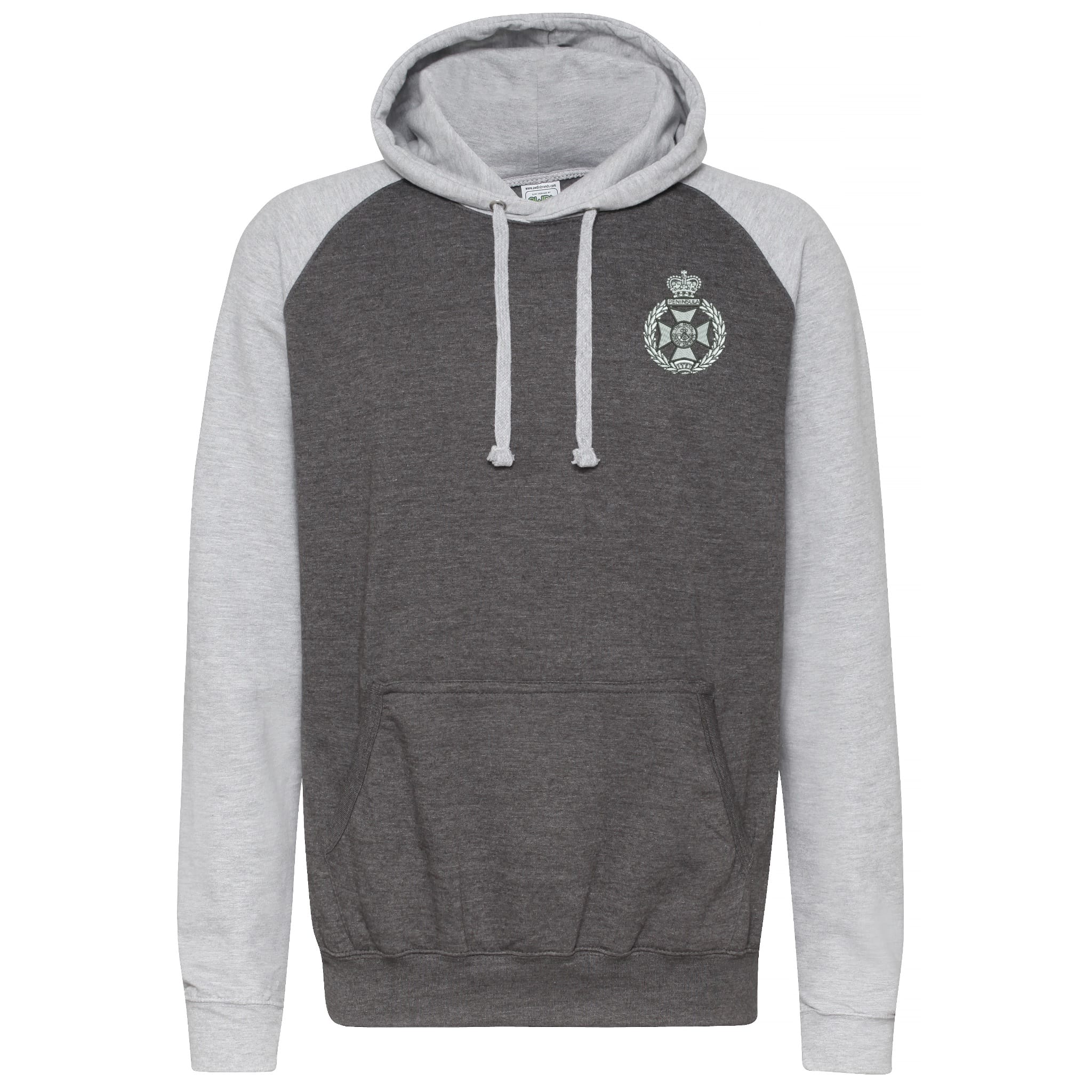 Royal Green Jackets Contrast Hoodie - Image 3