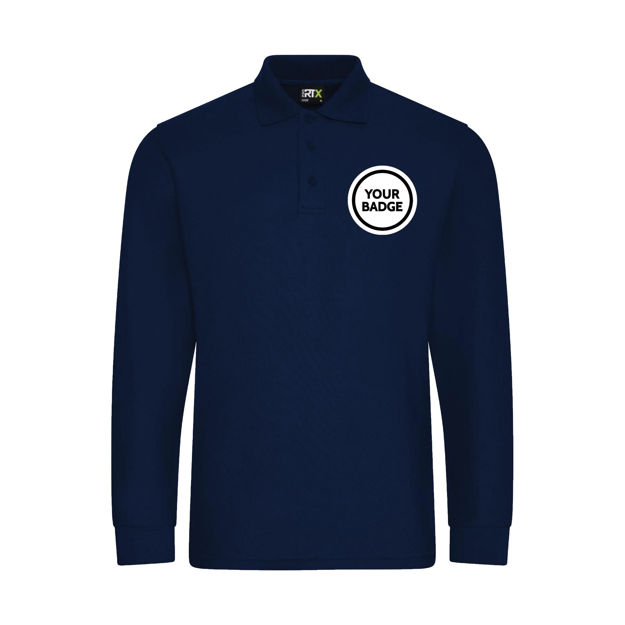 Royal Marines Long Sleeve Polo Shirt - Image 5