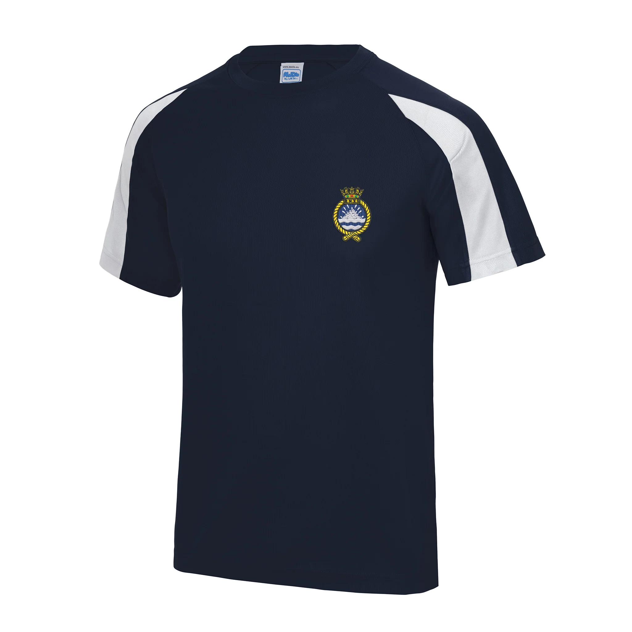 Royal Naval Auxiliary Service (RNXS) Contrast Polyester T-Shirt - Image 4