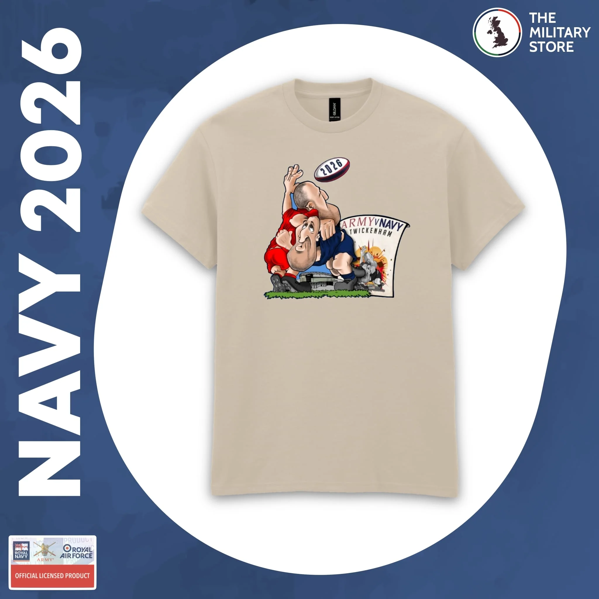 Royal Navy - Army v Navy 2026 Rugby Players Cotton T-Shirt - Image 10