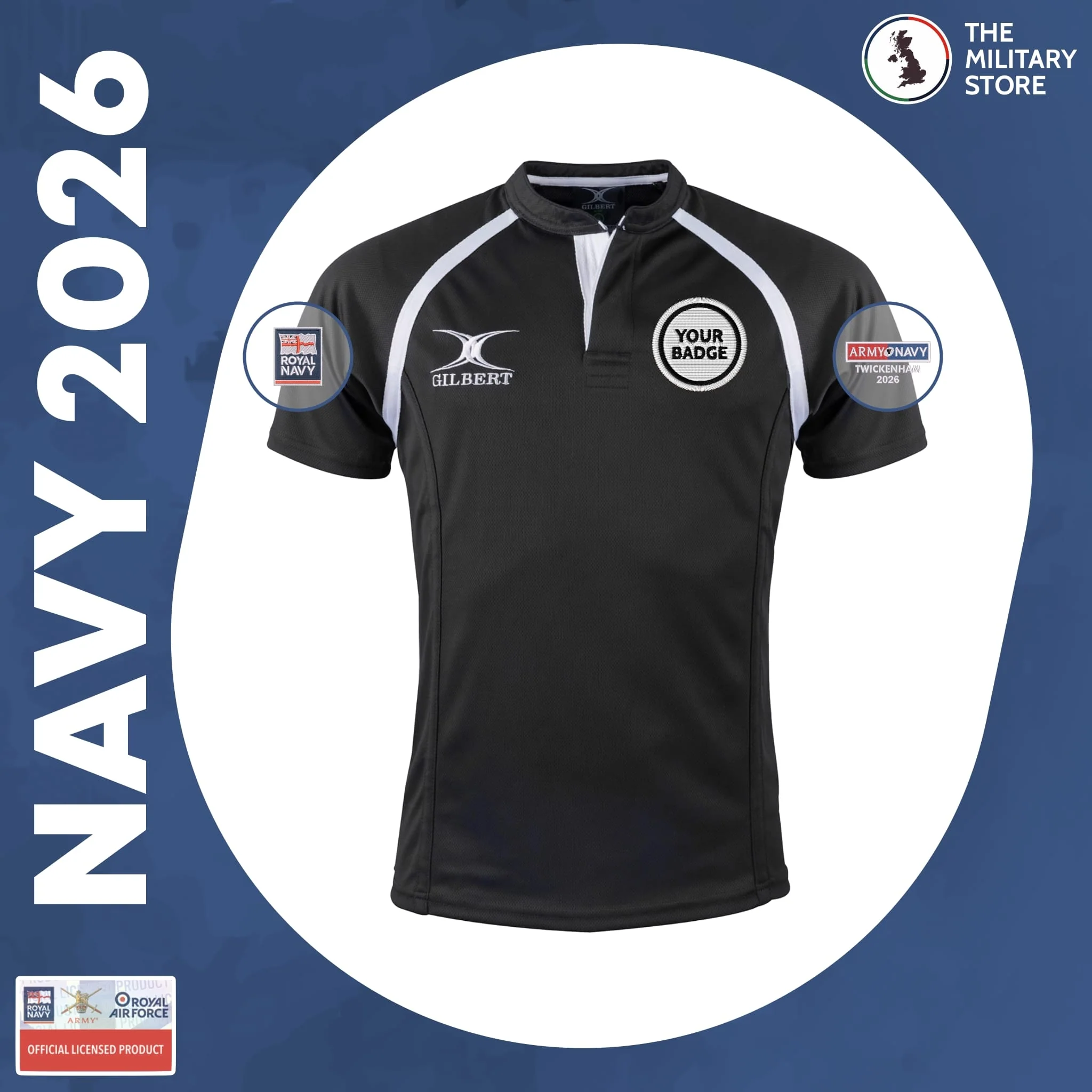 ROYAL NAVY: Army V Navy Twickenham 2026 Rugby Shirt - Image 5