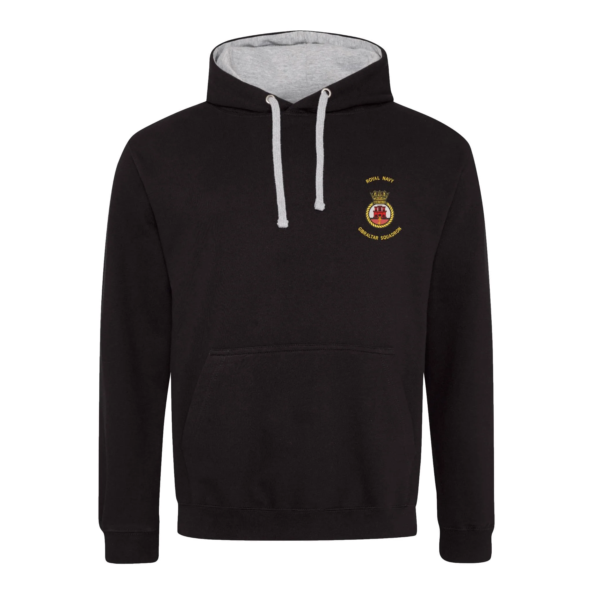 Royal Navy Gibraltar Squadron Varsity Contrast Hoodie - Image 4