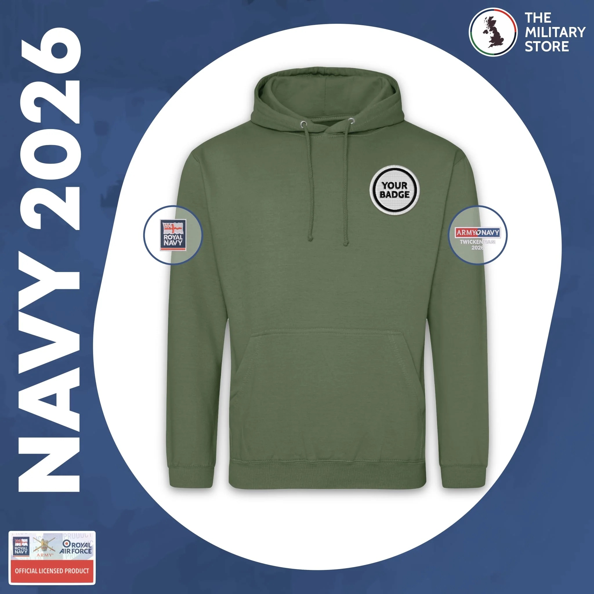 Royal Navy - Hoodie - Army v Navy 2026 - Image 14