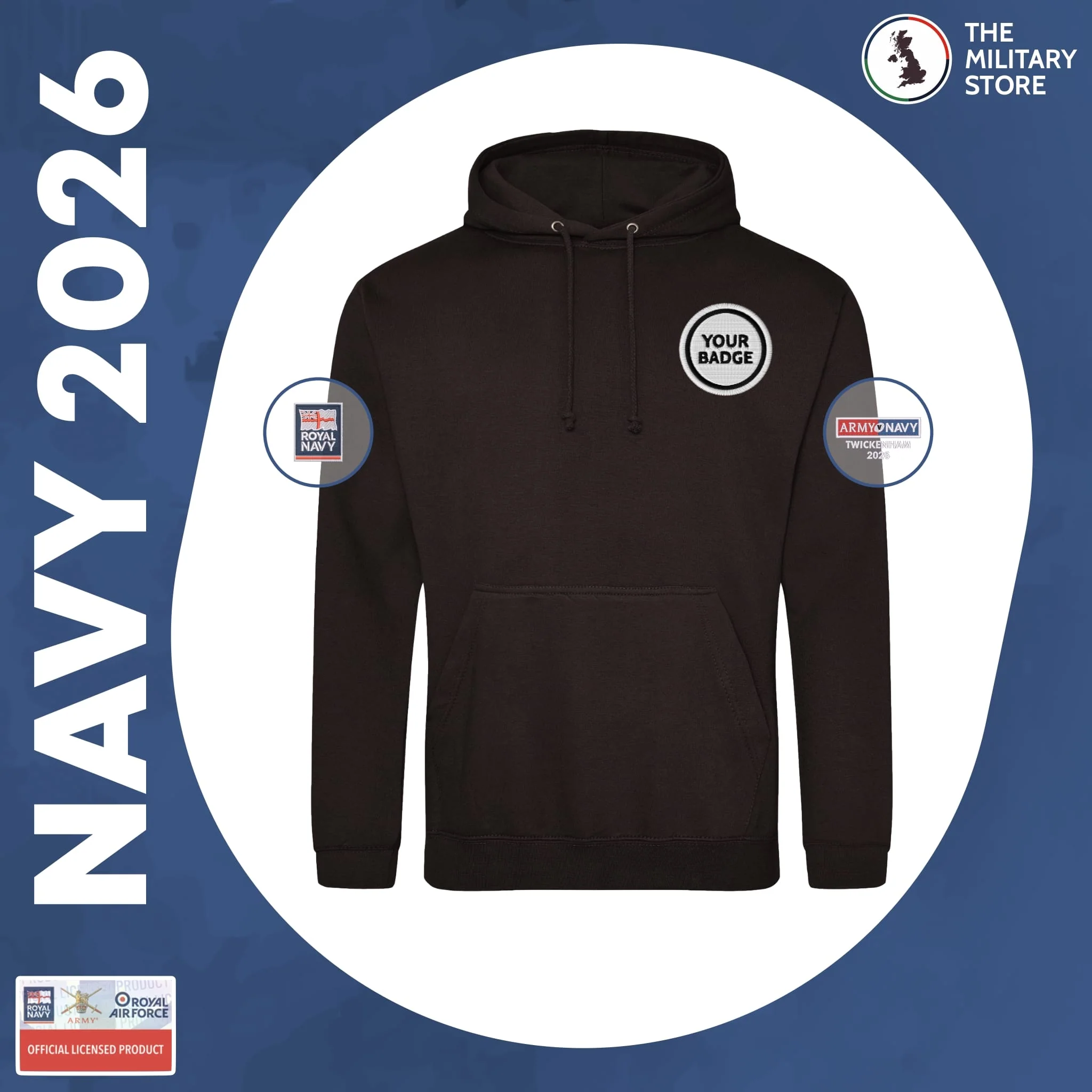 Royal Navy - Hoodie - Army v Navy 2026 - Image 5
