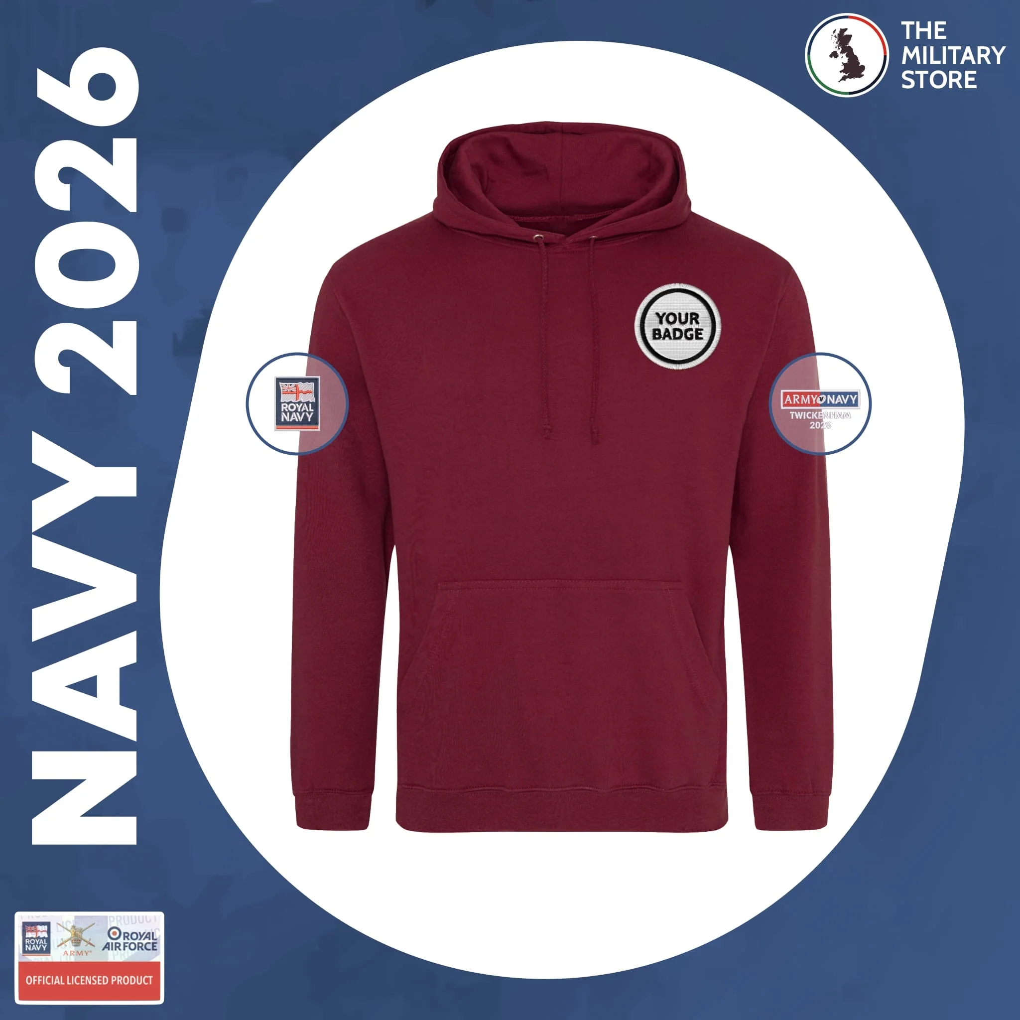 Royal Navy - Hoodie - Army v Navy 2026 - Image 7