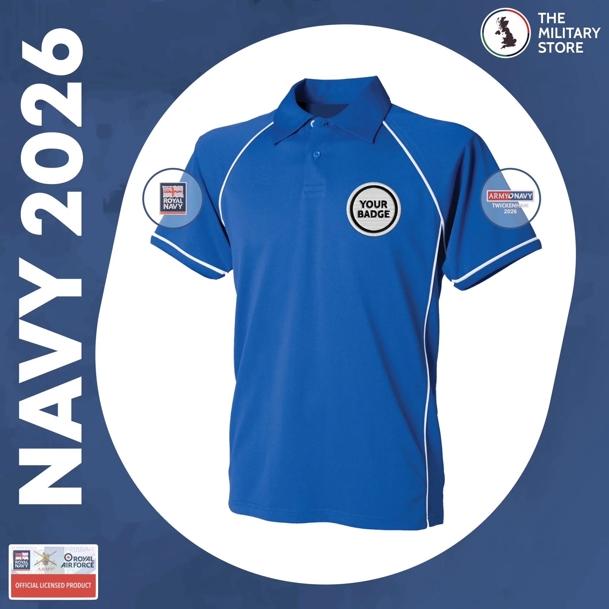 Royal Navy - Performance Polo Shirt - Army v Navy 2026 - Image 10