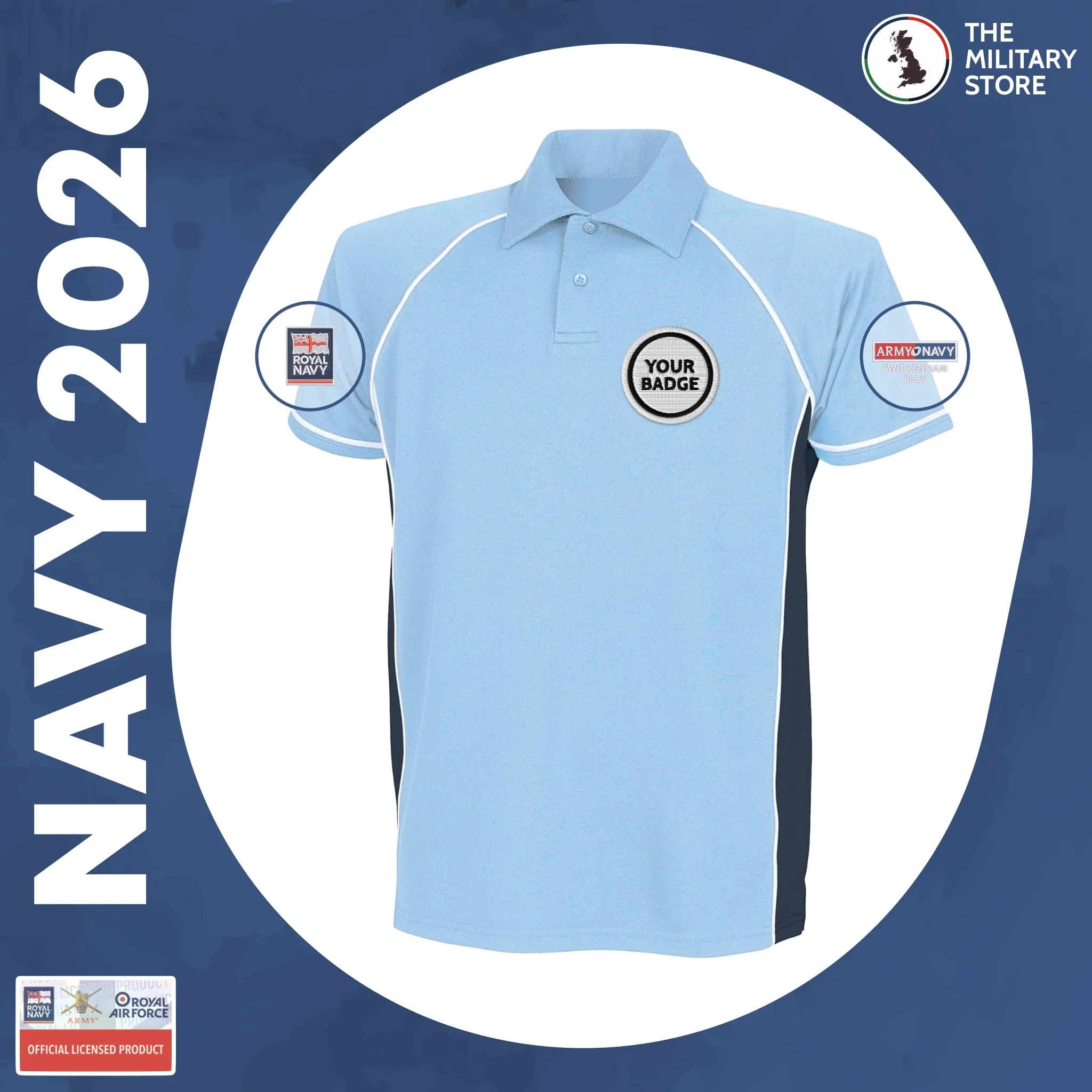 Royal Navy - Performance Polo Shirt - Army v Navy 2026 - Image 11
